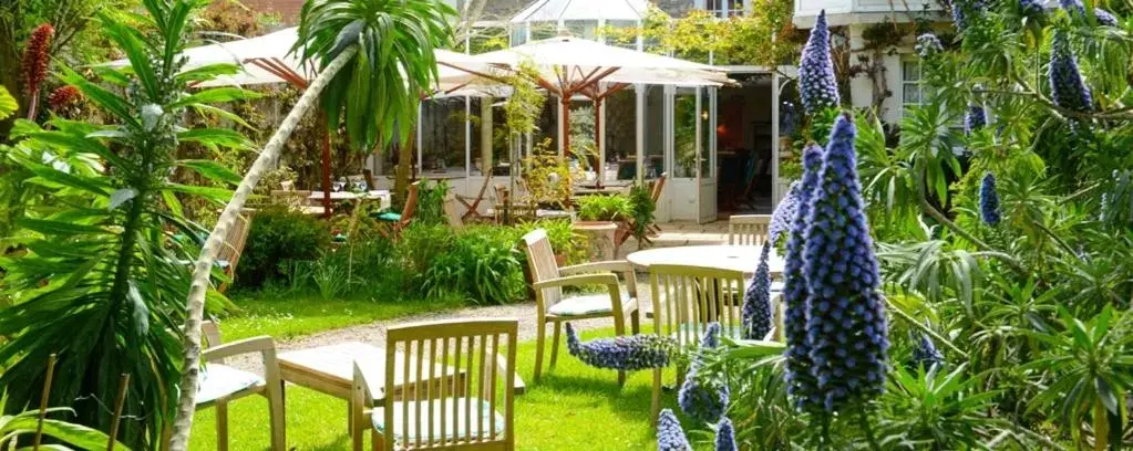 Garden view, Garden in Hotel de France