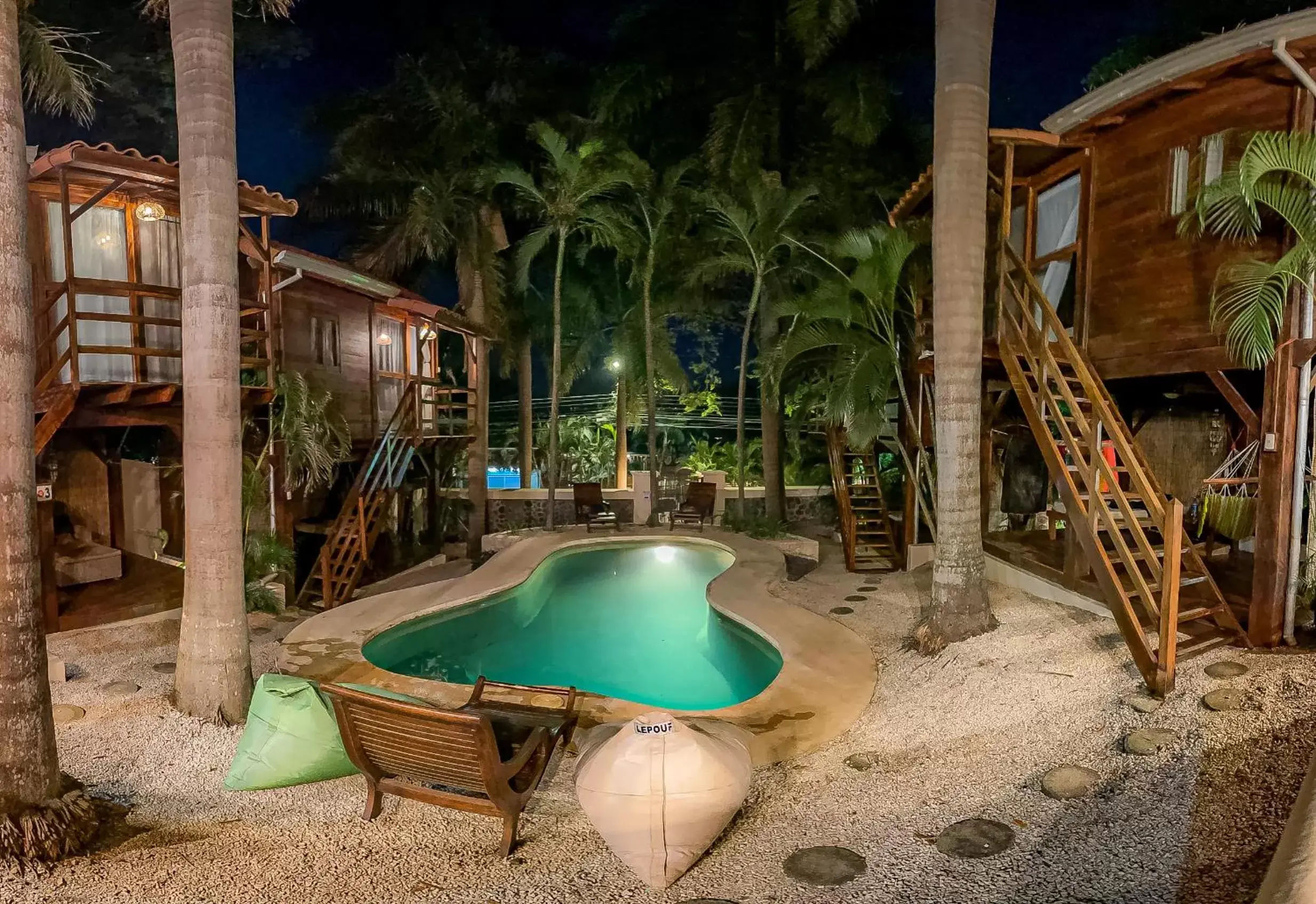 Swimming Pool in The Beach Bungalows - Digital Nomad Friendly - Adults Only