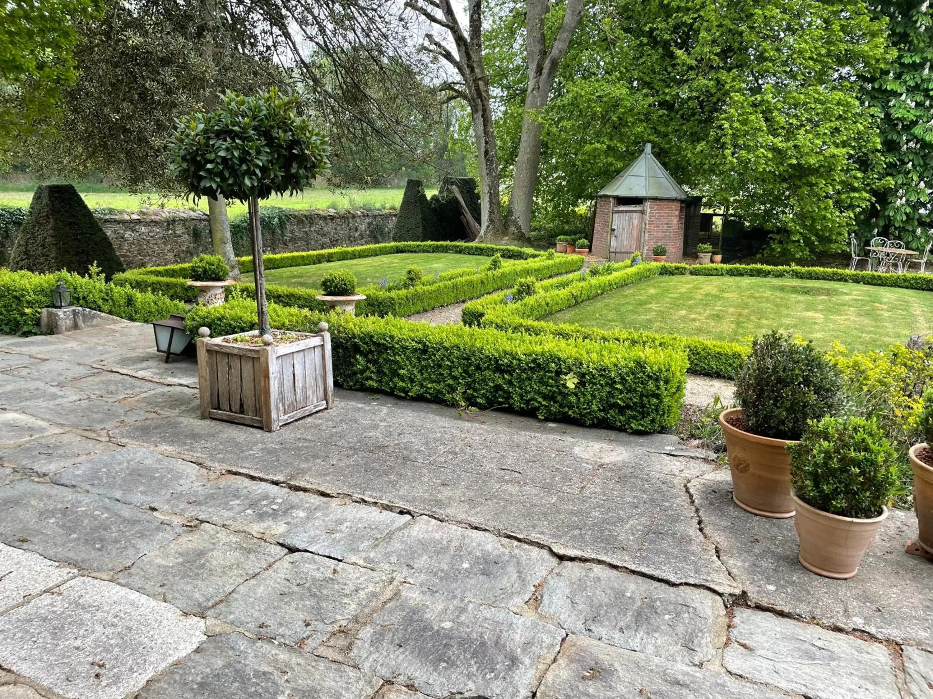 Garden view, Garden in Le Manoir de la Bigotière