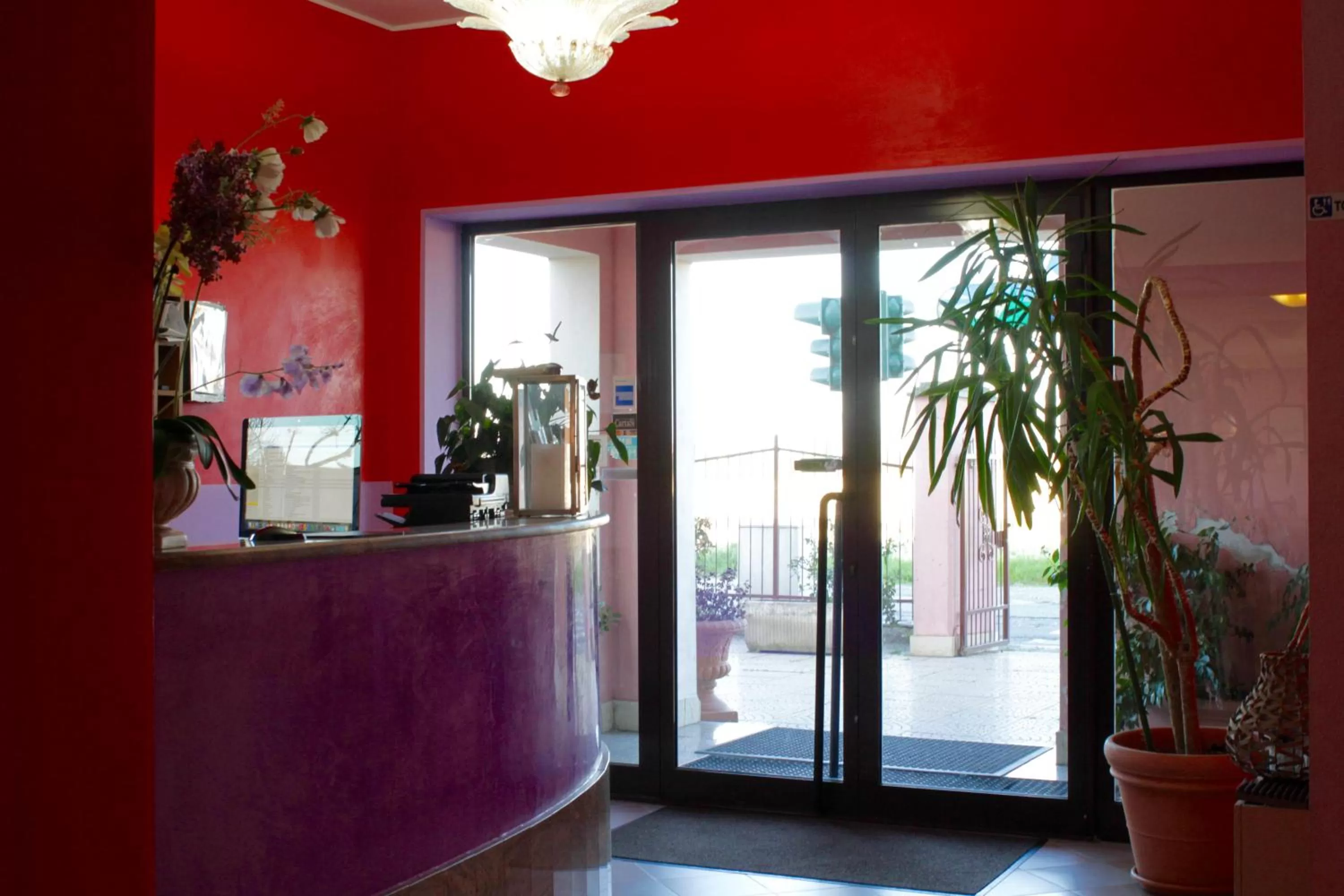 Lobby or reception in Hotel Monumento