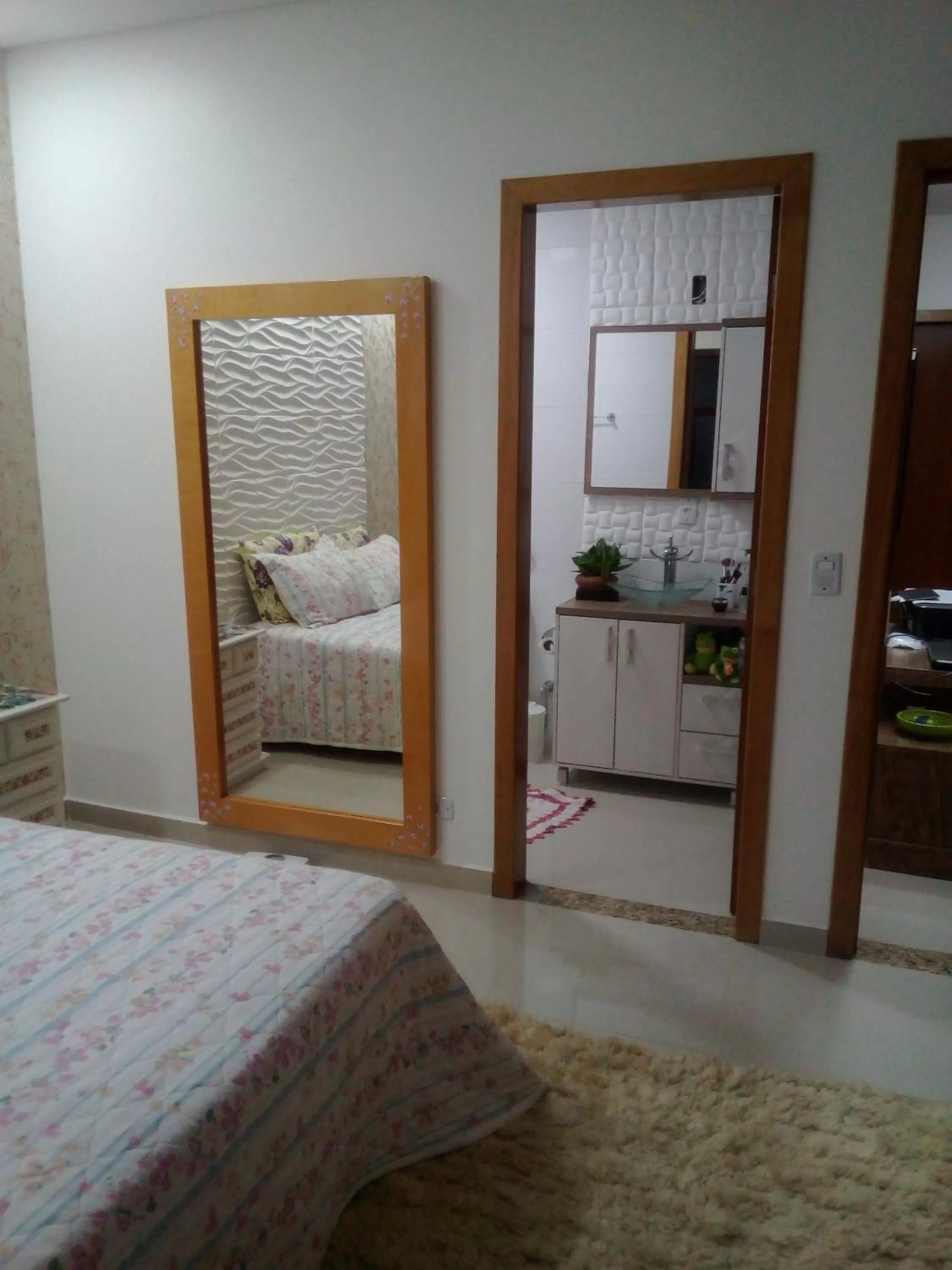 Bed in Pousada Bom Sono