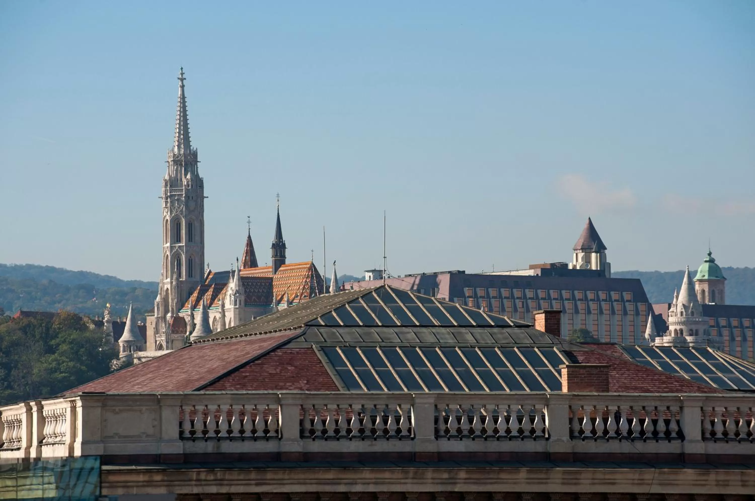 Bird's eye view in Prestige Hotel Budapest
