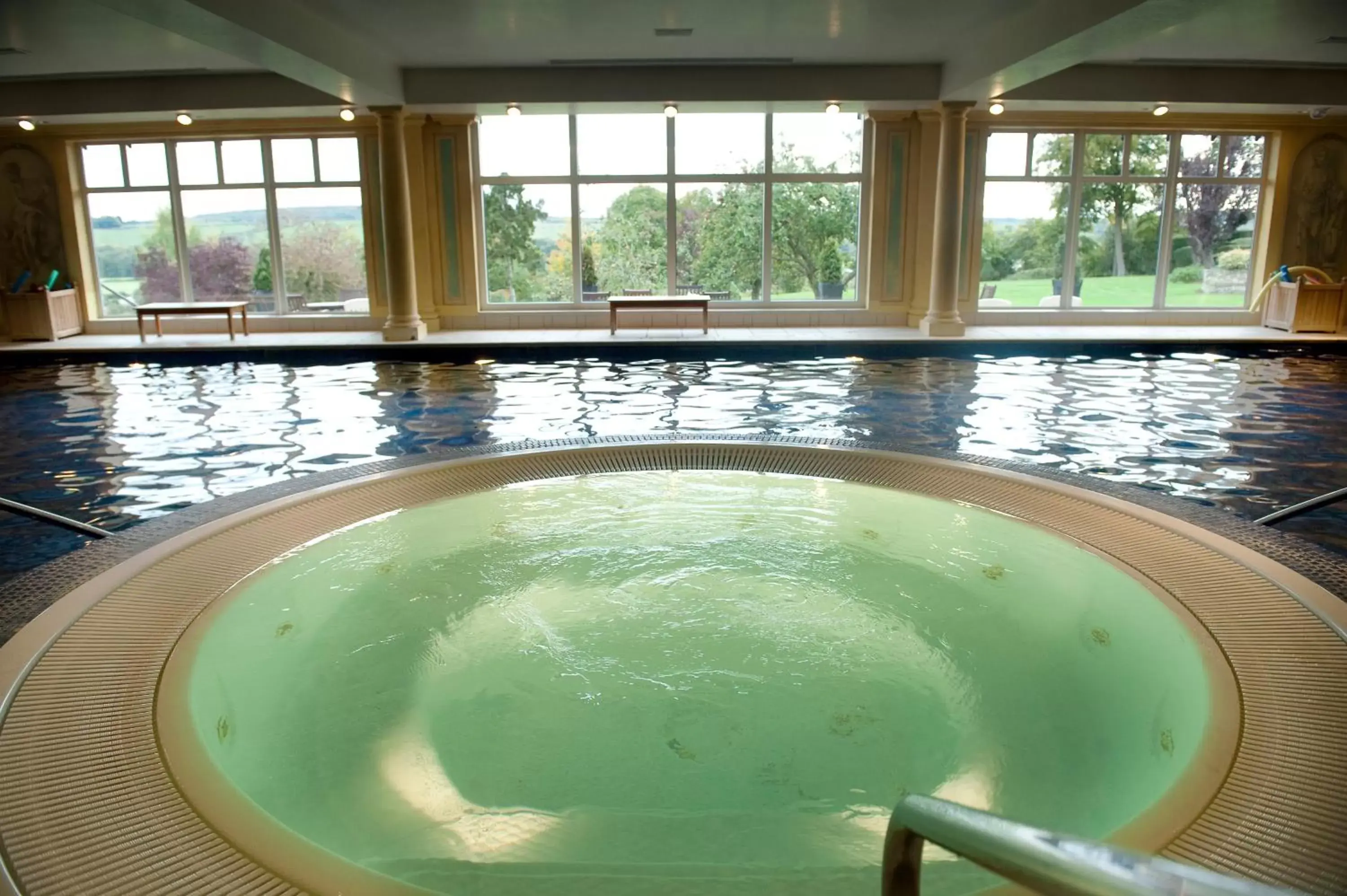 Hot Tub, Swimming Pool in Danesfield House Hotel And Spa