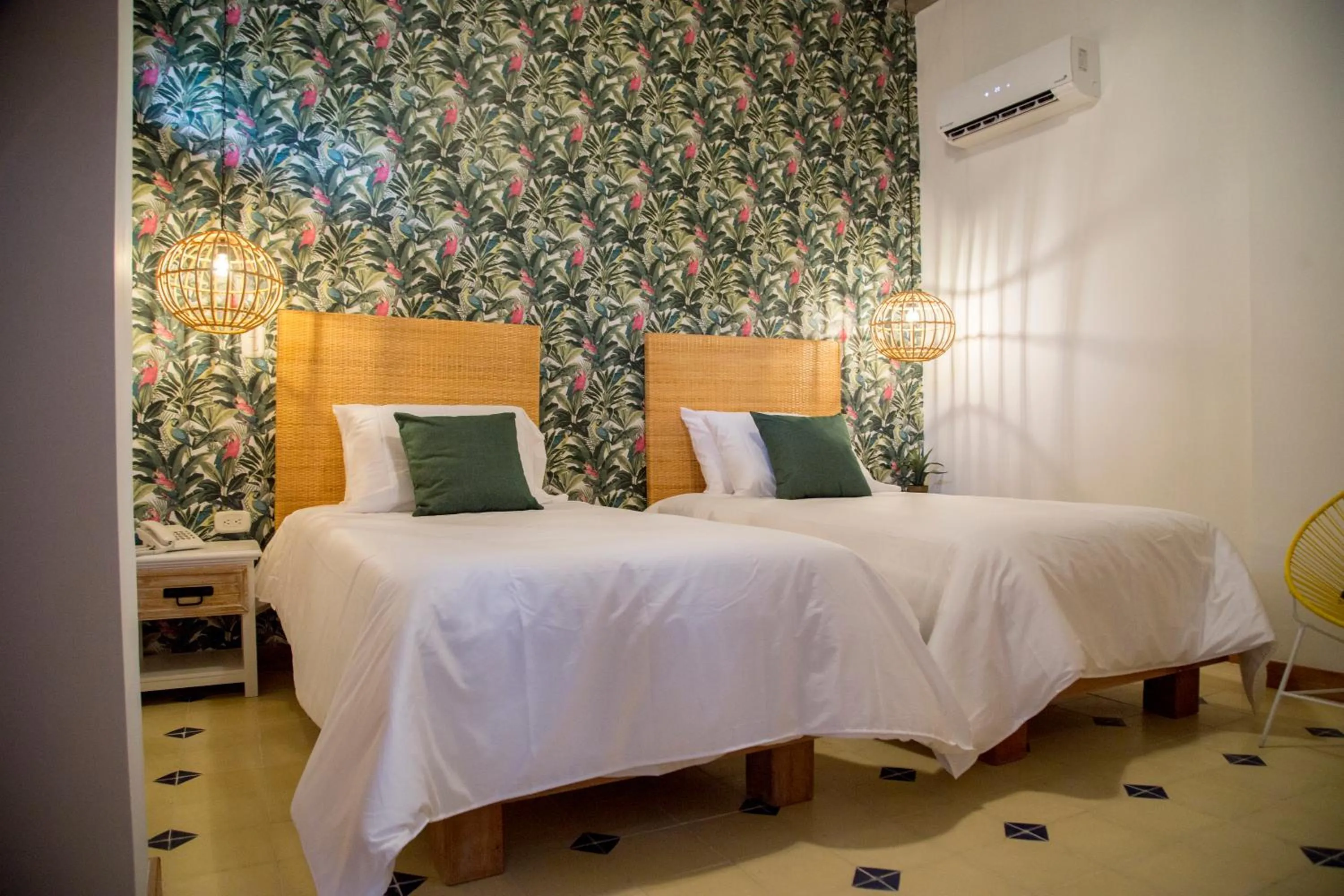 Decorative detail, Bed in Hotel Boutique Casa Mia