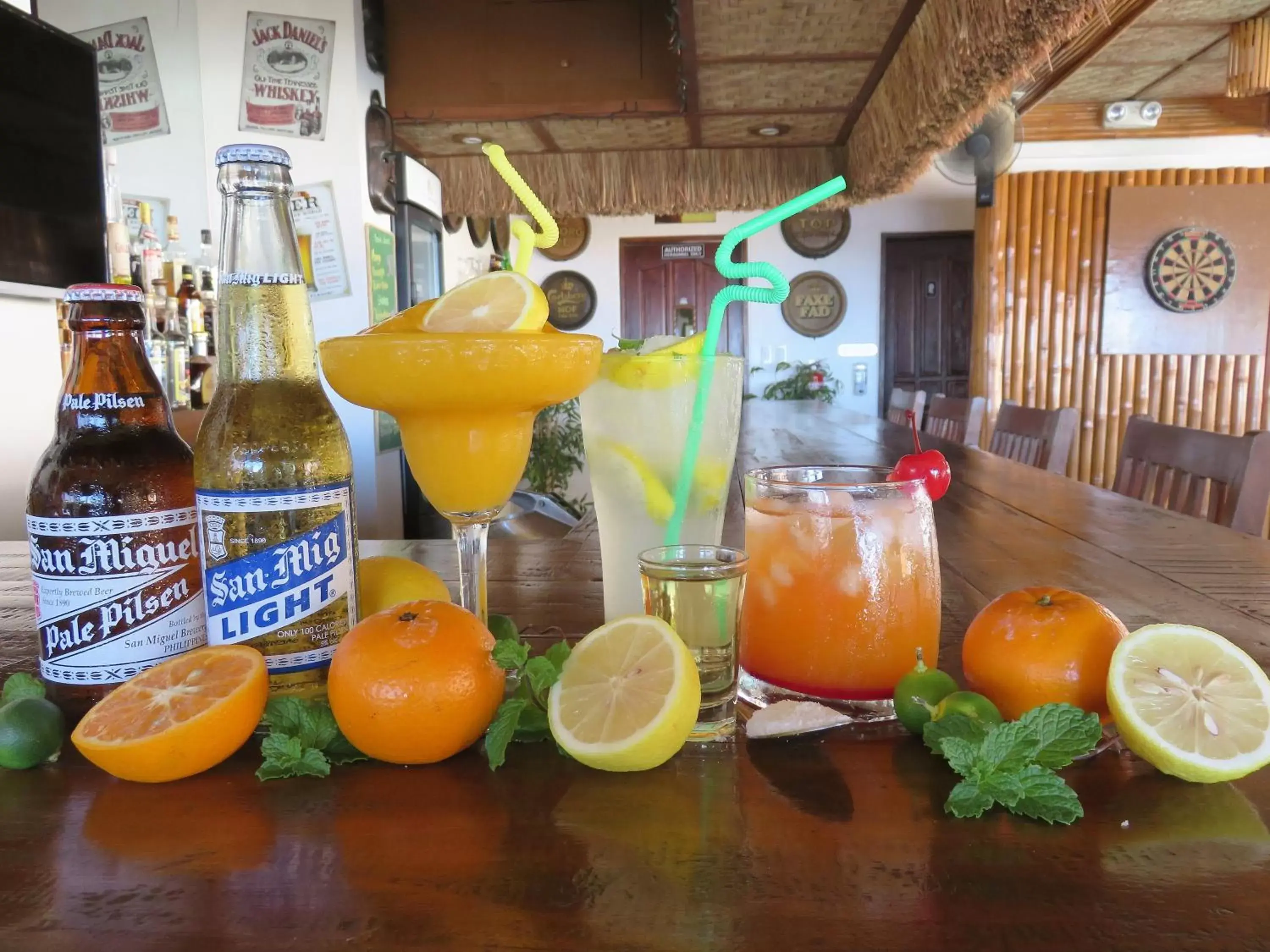 Alcoholic drinks in Kav's Beach Resort