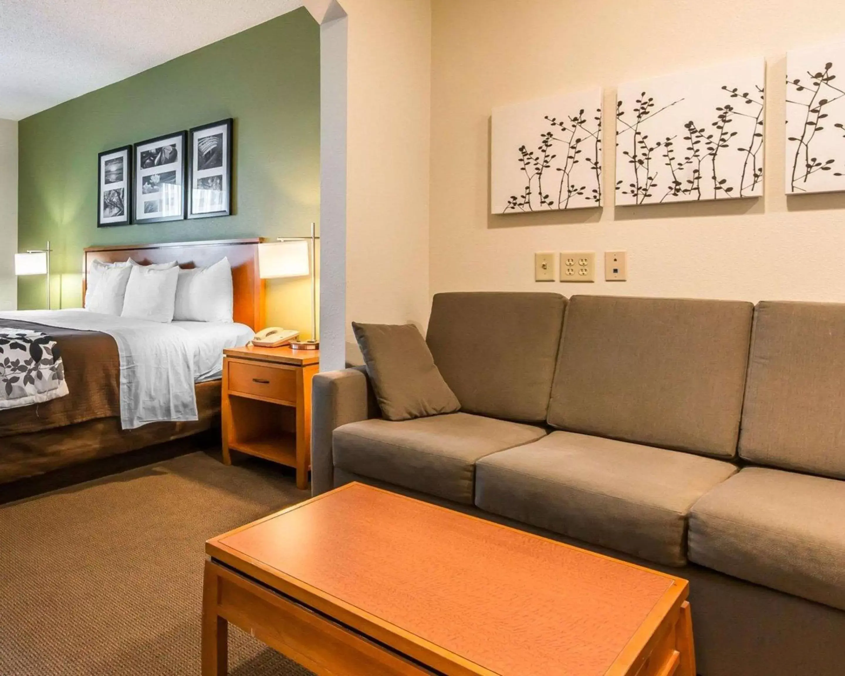 Bedroom, Seating Area in Sleep Inn & Suites Winchester