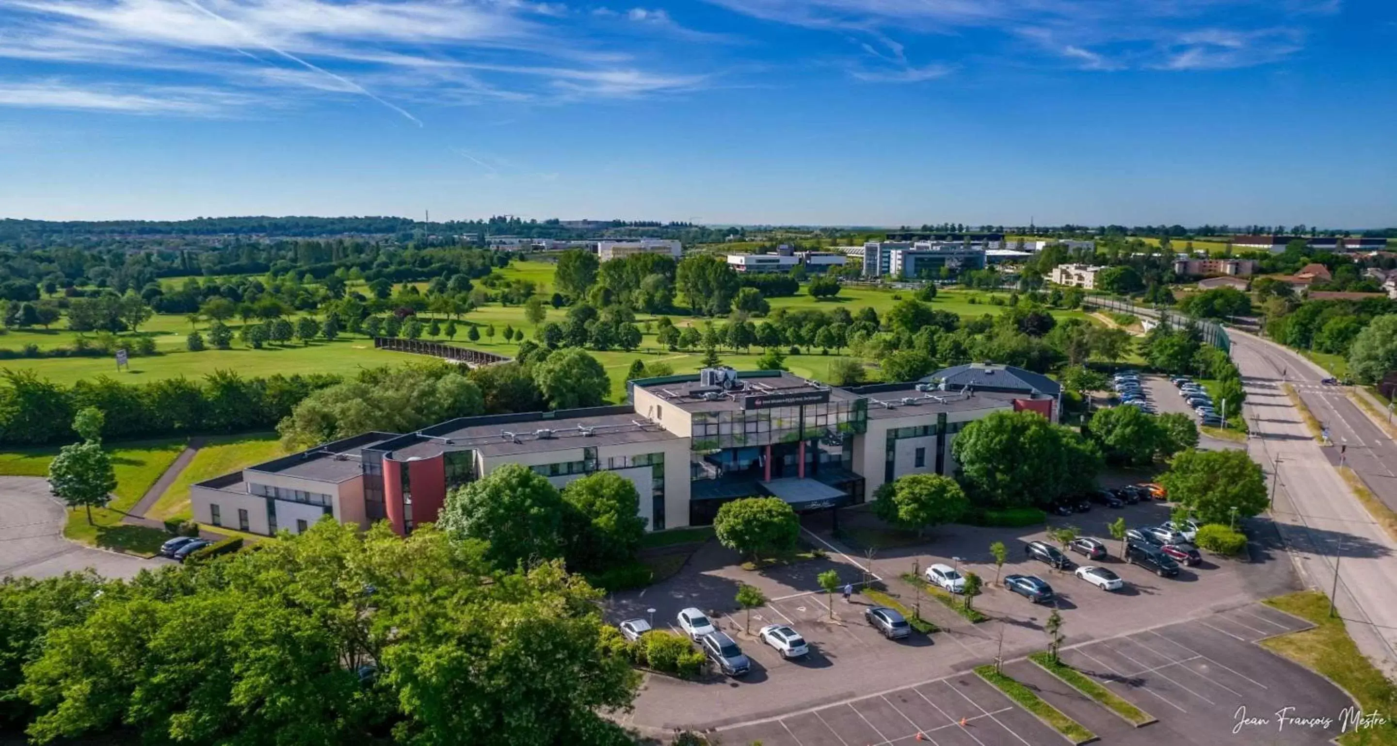 Property building, Bird's-eye View in Best Western Plus Metz Technopole