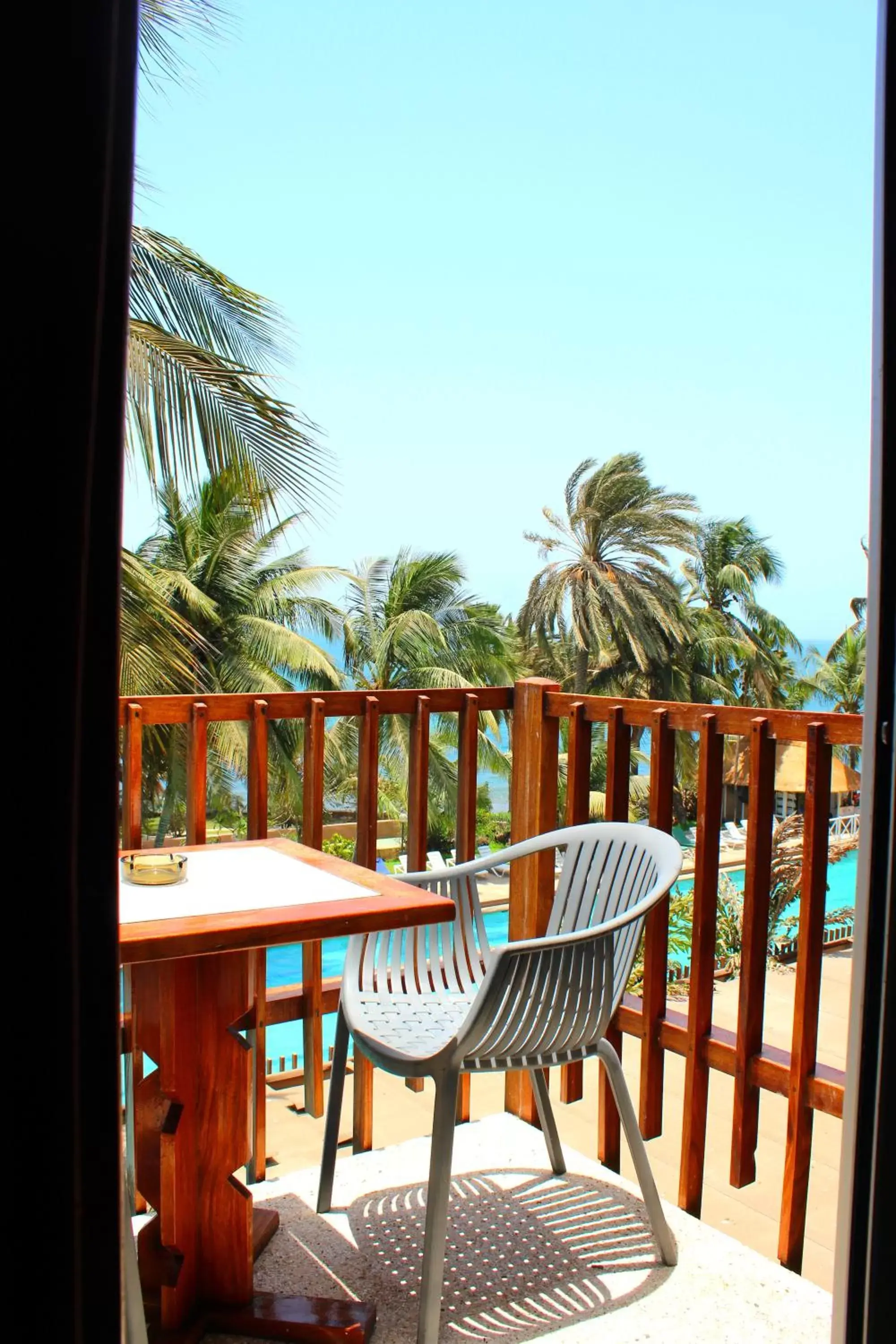 Balcony/Terrace in Hotel Jardin Savana Dakar