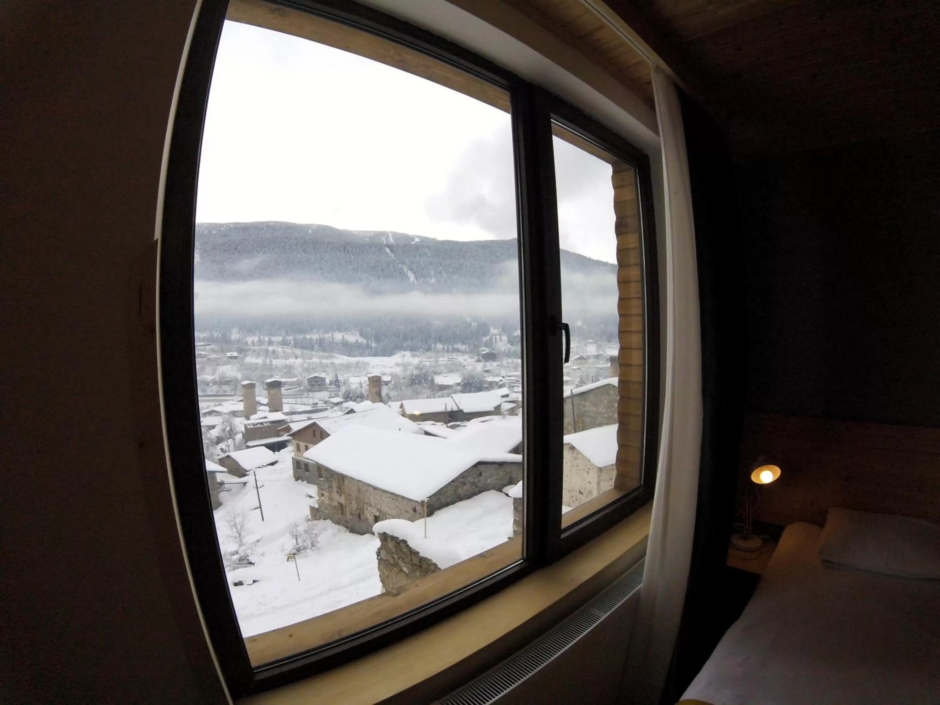 City view in Hotel Old House Mestia