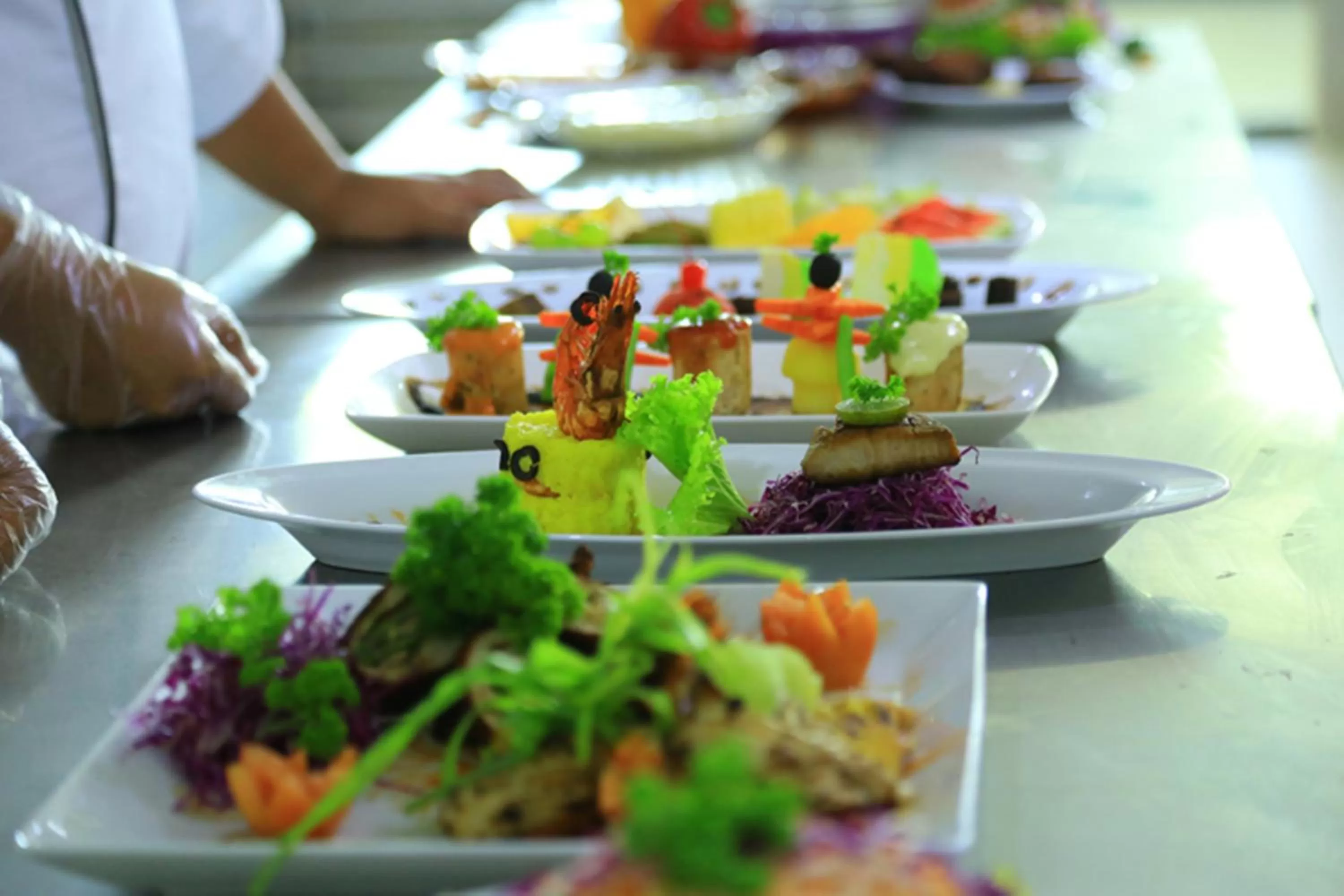 Lunch in Ruins Chaaya Hotel