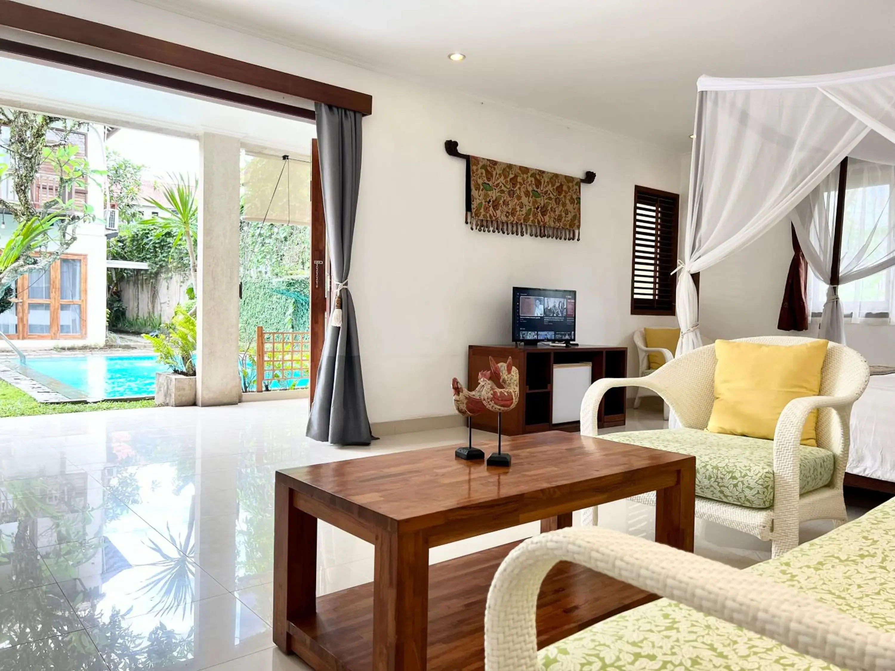 Balcony/Terrace, Seating Area in Villa Puriartha Ubud - CHSE Certified