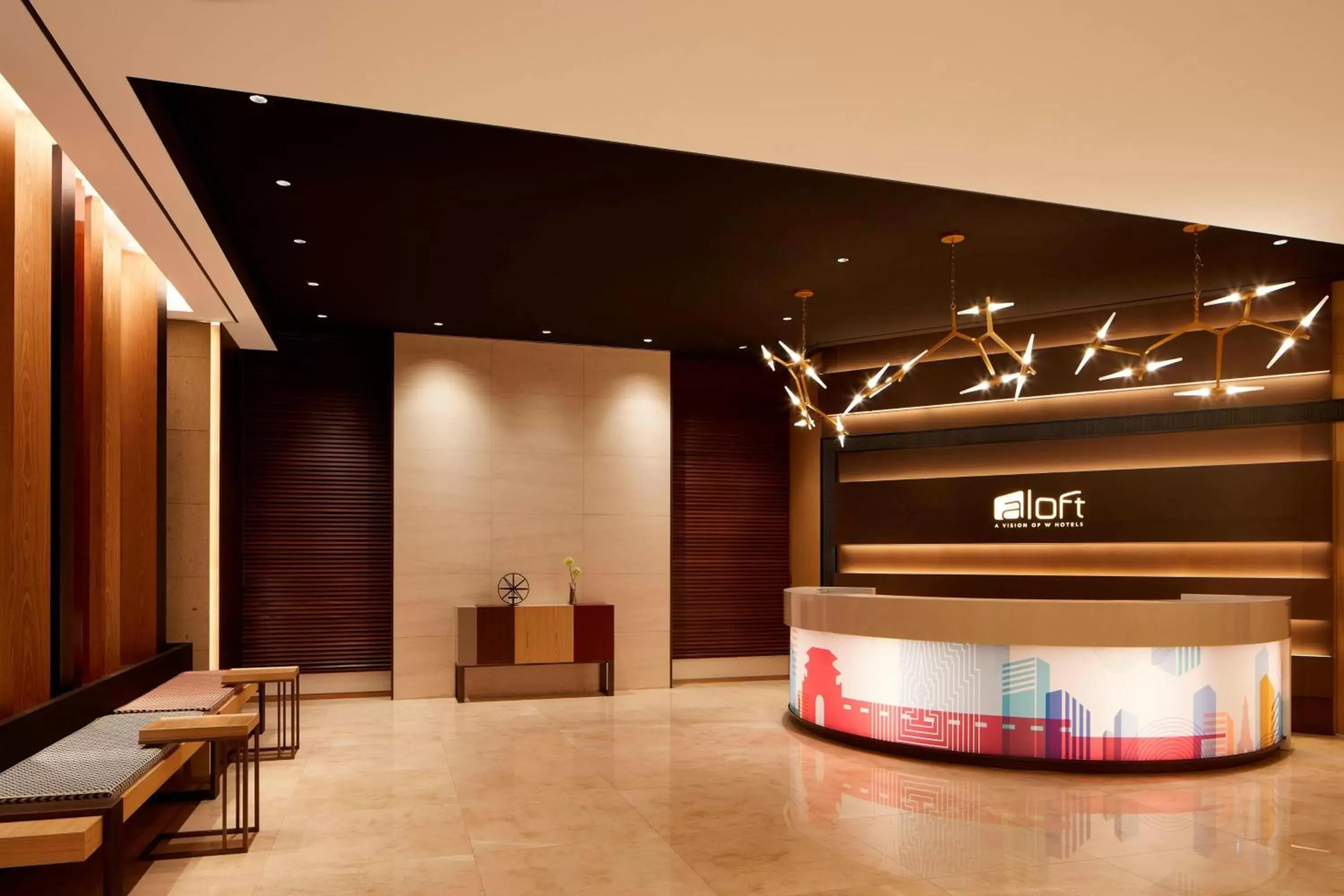 Lobby or reception, Lobby/Reception in Aloft Seoul Myeongdong