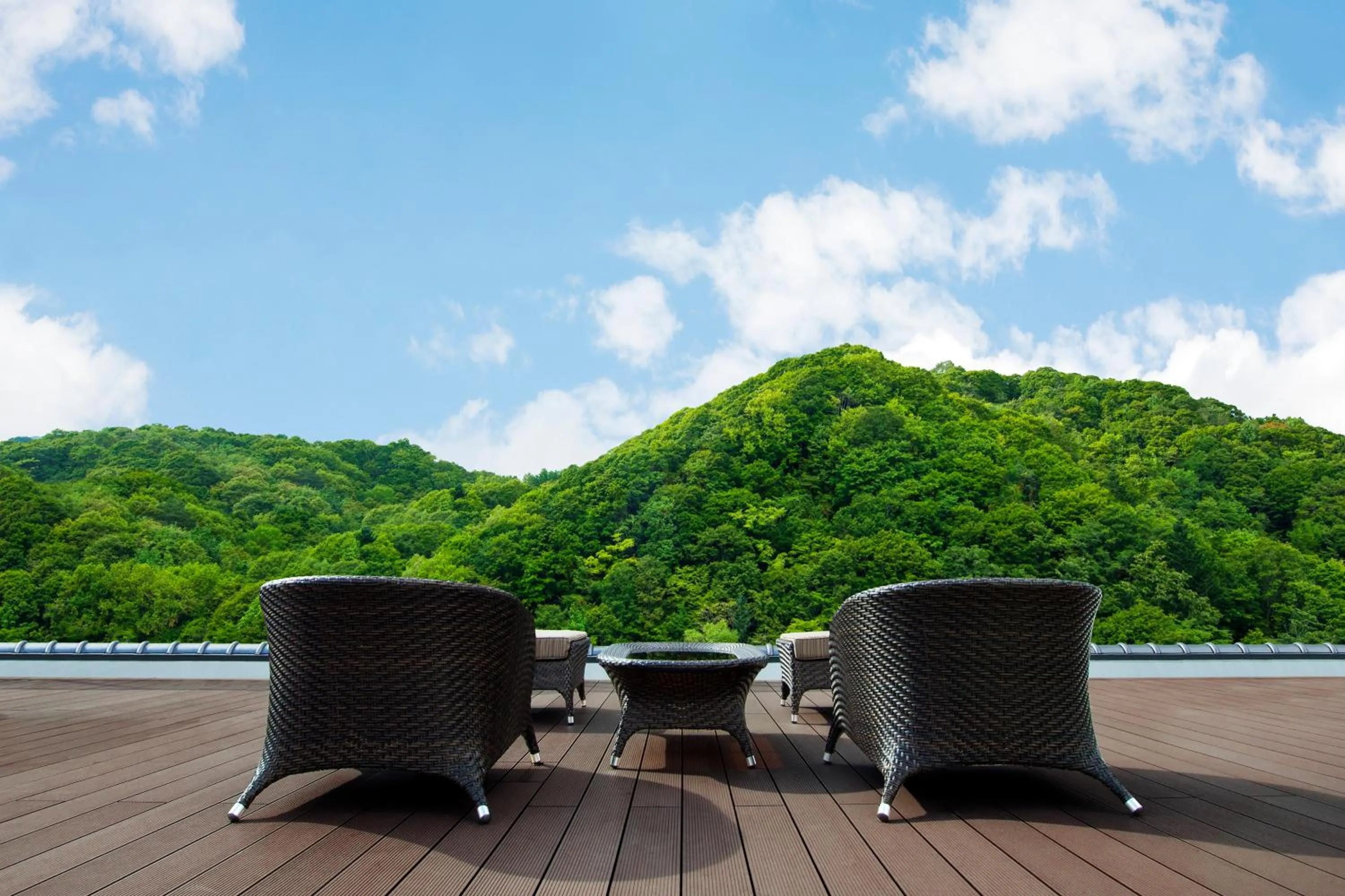 Mountain view in Kitayuzawa Mori no soraniwa