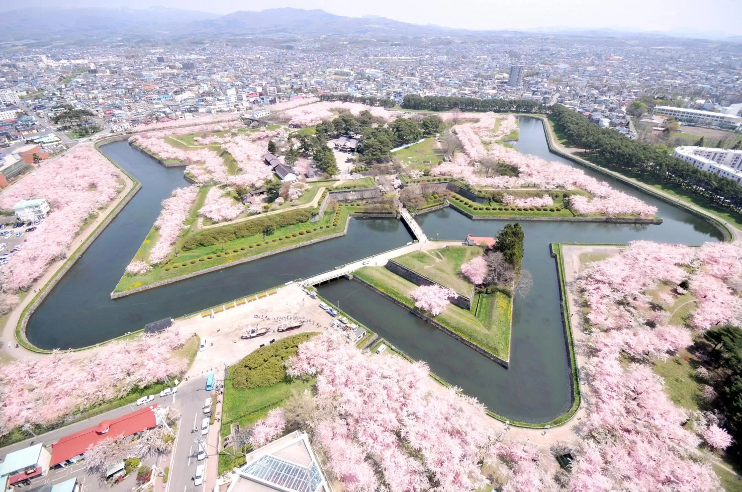 Nearby landmark, Bird's-eye View in HOTEL MYSTAYS Hakodate Goryokaku