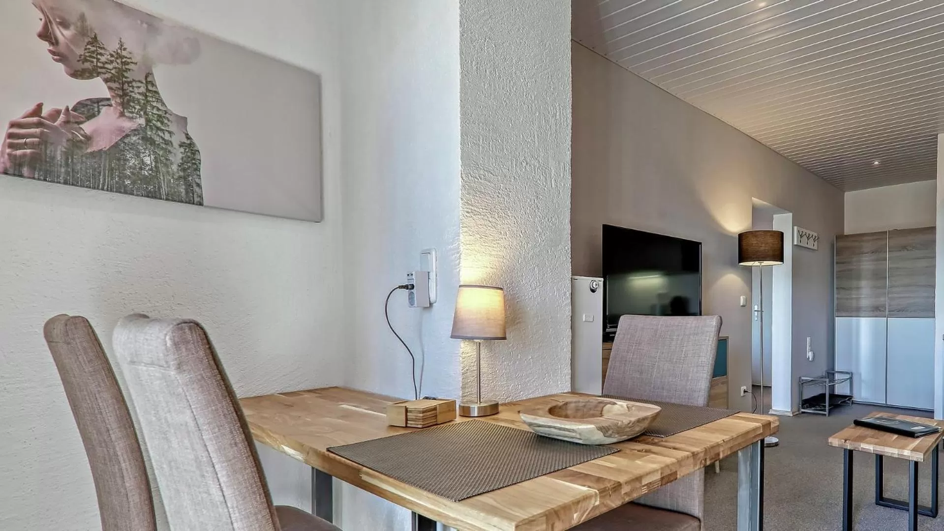 Living room in Suit' & Frühstück Zum Latschen - Adults Only