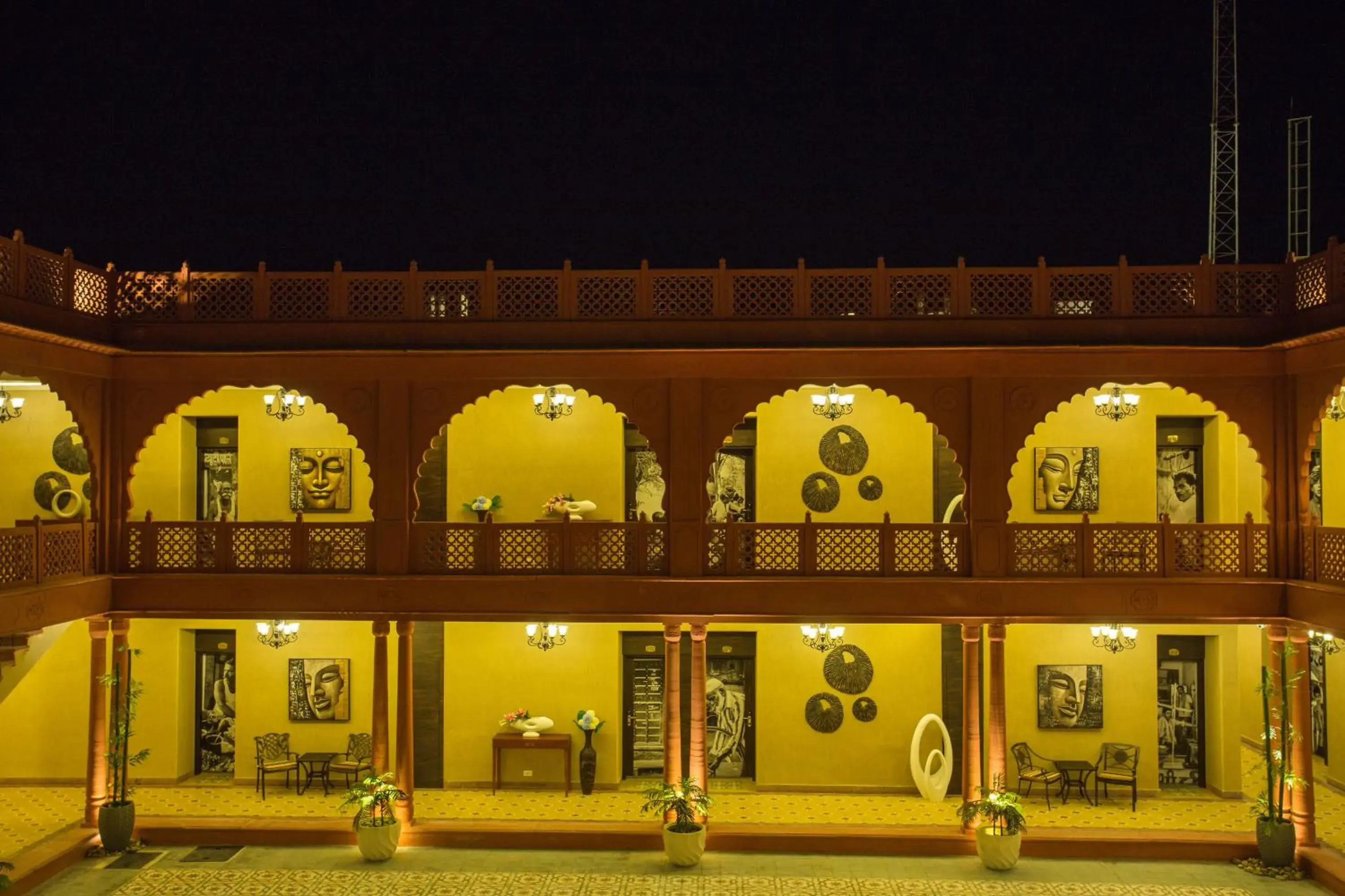 Decorative detail, Property Building in Vesta Bikaner Palace