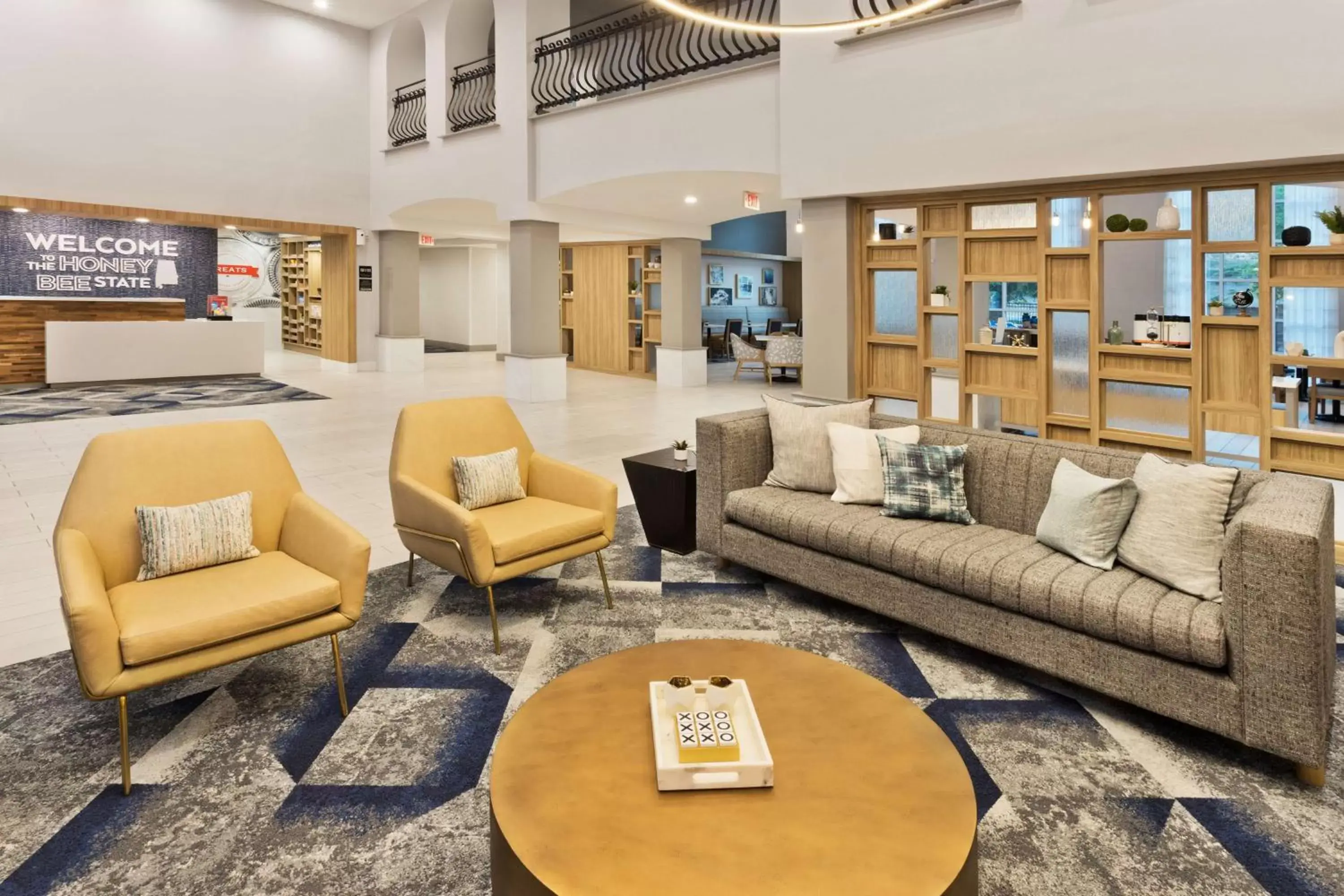 Lobby or reception, Seating Area in Hampton Inn & Suites Phenix City- Columbus Area
