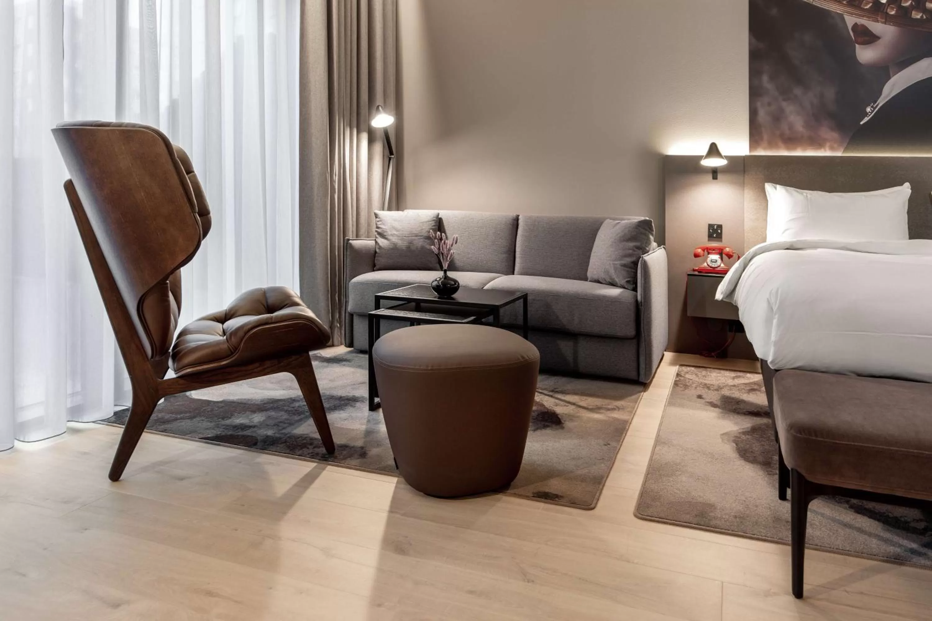 Bedroom in Radisson RED Oslo Økern