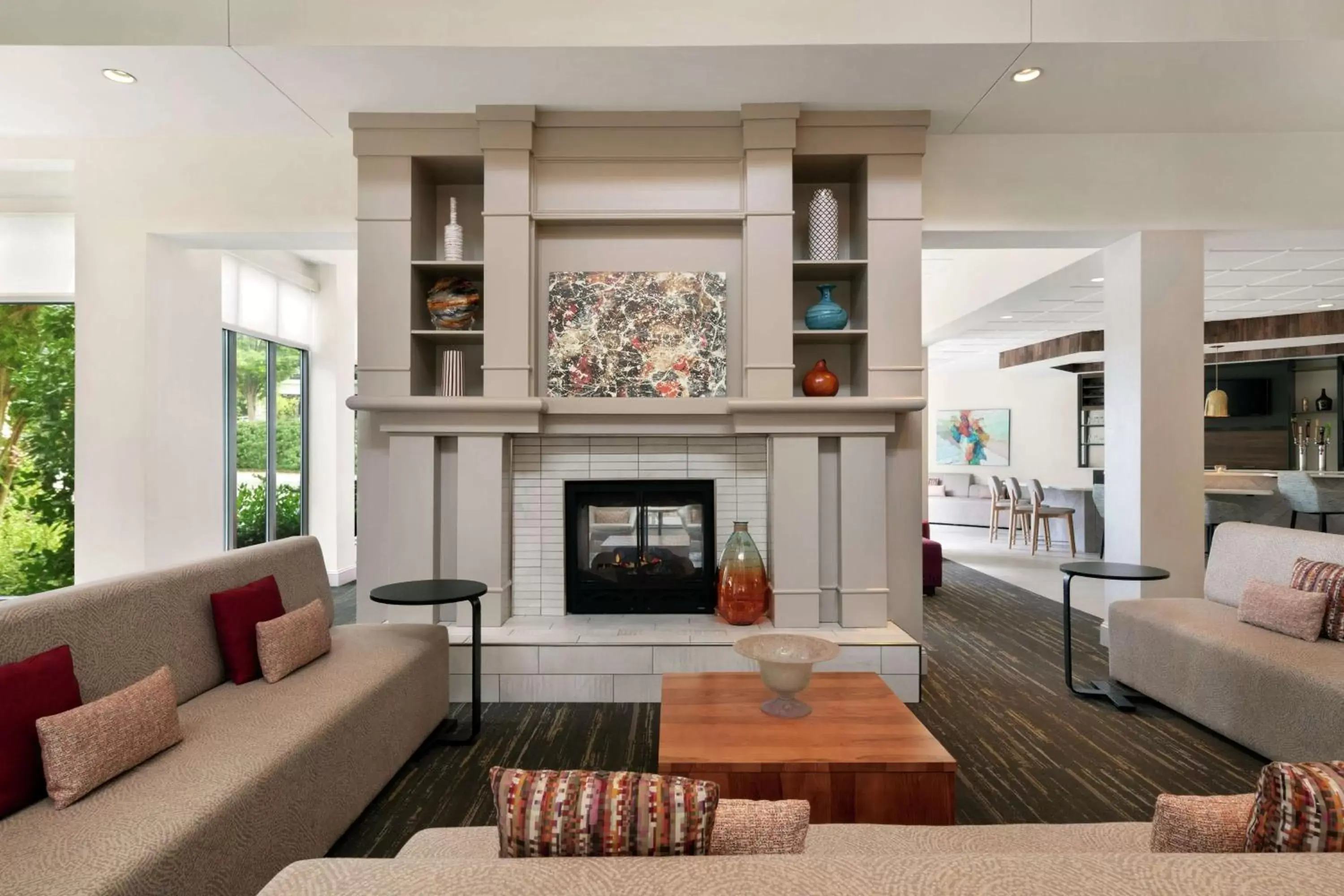 Lobby or reception in Hilton Garden Inn Charlotte/Ayrsley Lobby or reception in Hilton Garden Inn Charlotte/Ayrsley