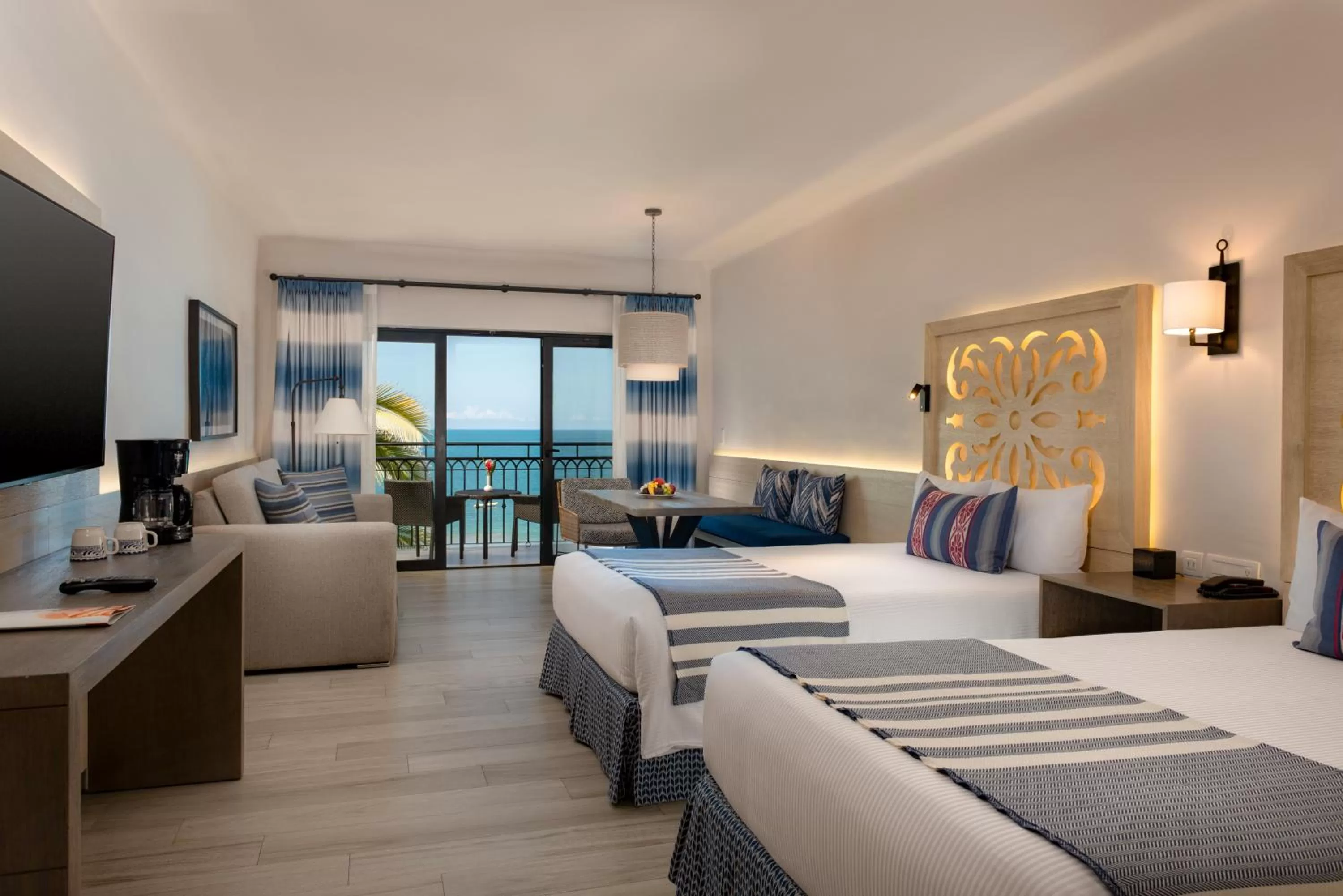 Bed in Pueblo Bonito Mazatlan Beach Resort - All Inclusive
