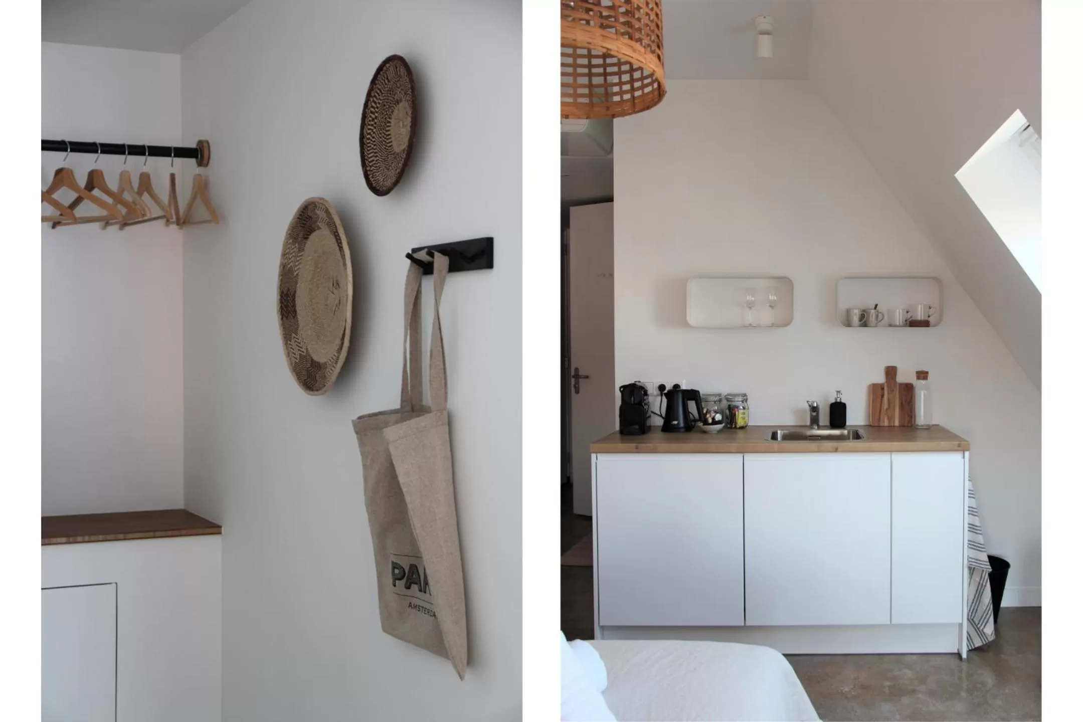 Kitchen or kitchenette in Hotel Paradis Zandvoort