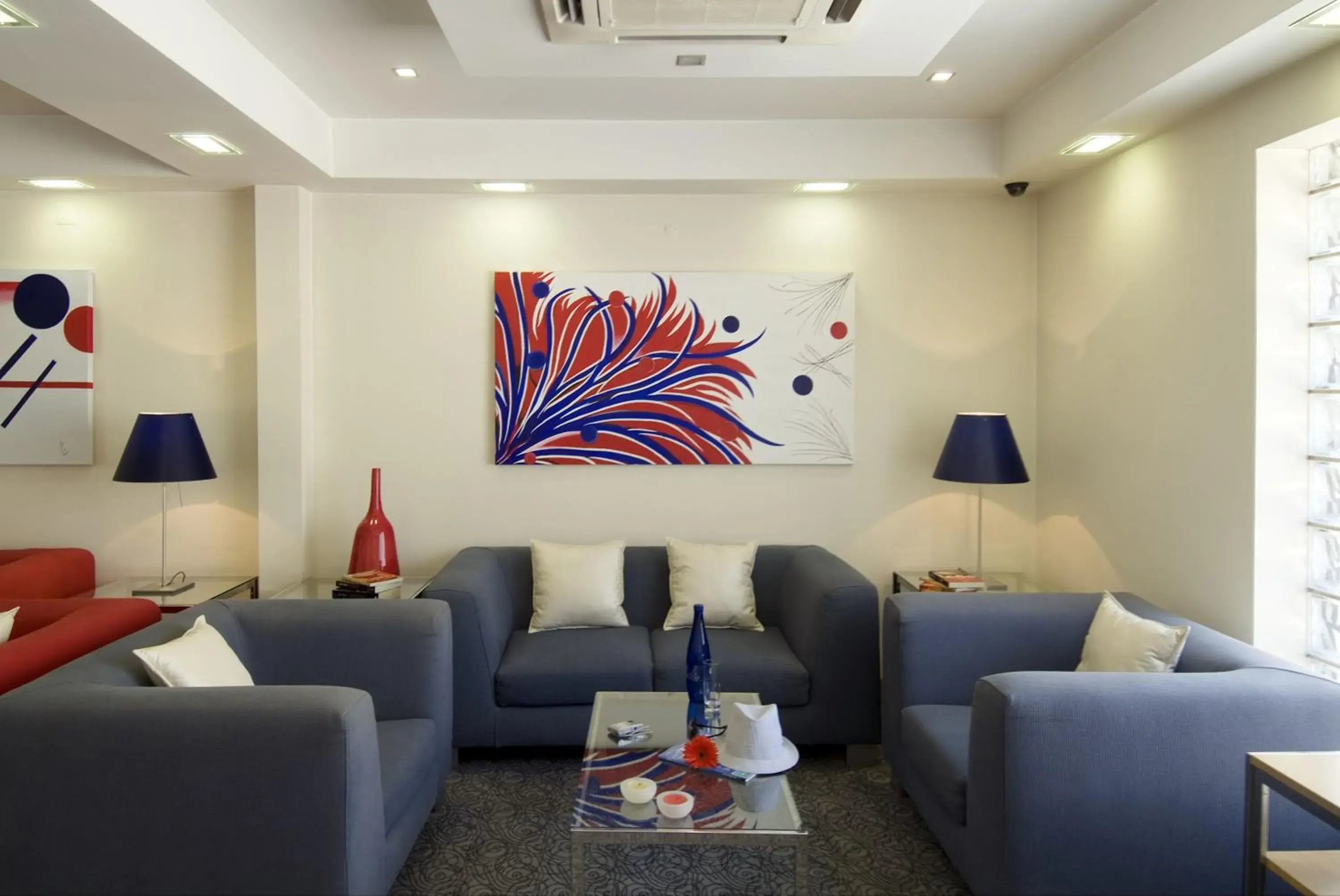 Communal lounge/ TV room, Seating Area in Hotel Cruz Alta