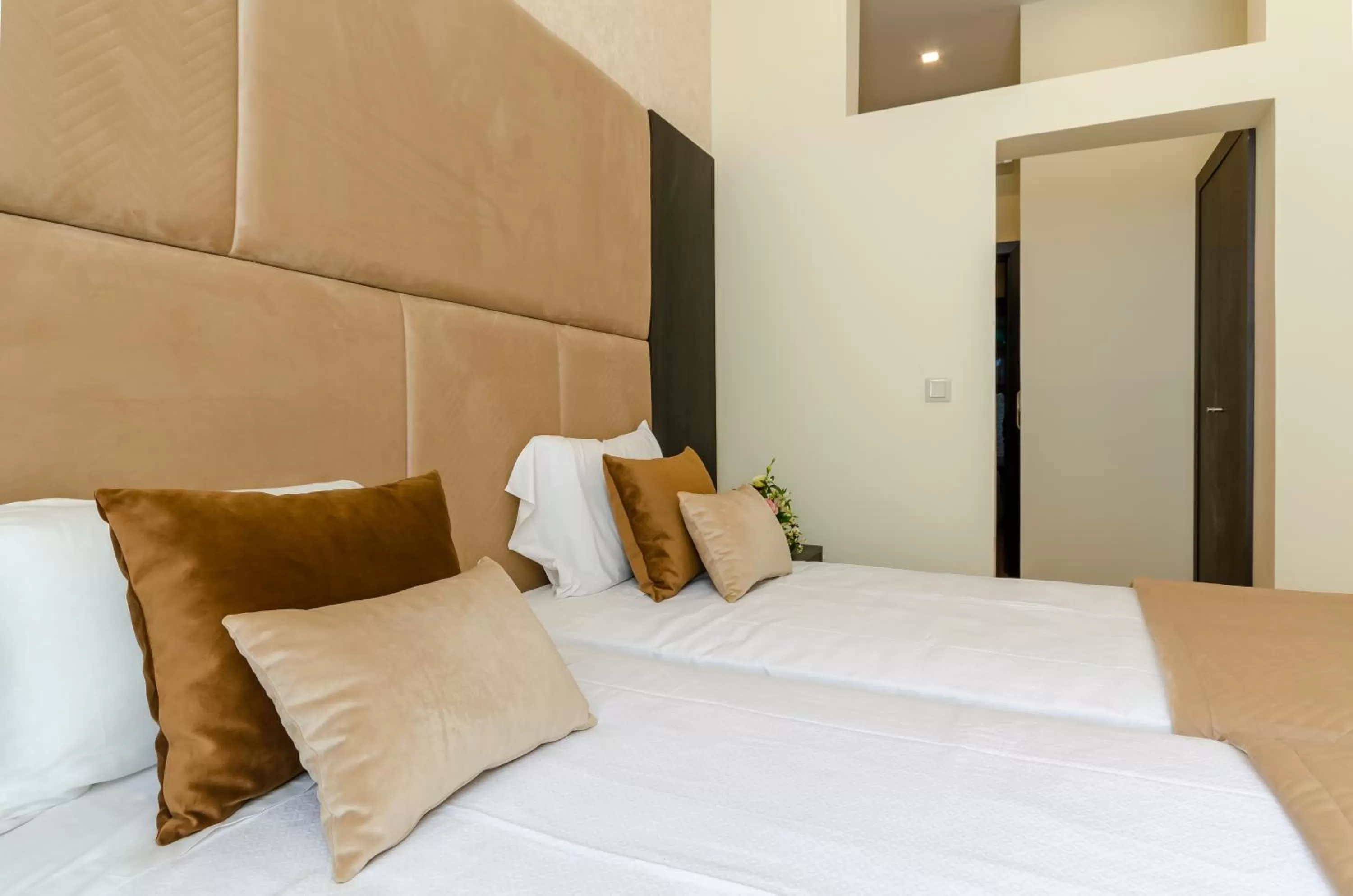 Bed in Hotel Duas Nações