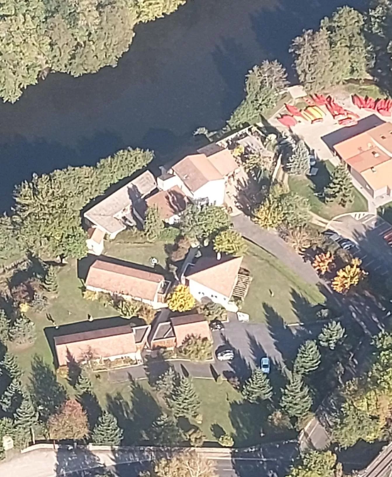 Bird's eye view in Hotel de l'Ile d'Amour