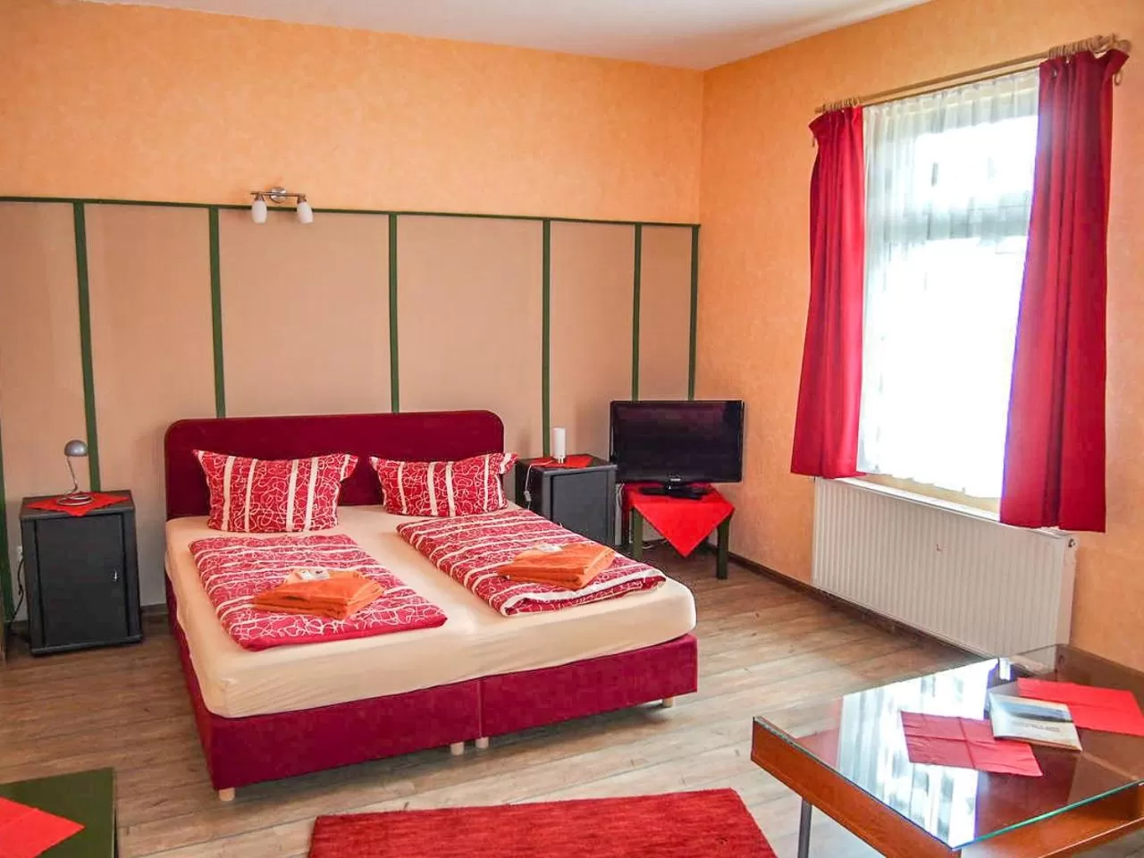 Bed in Pension Haus Saarland