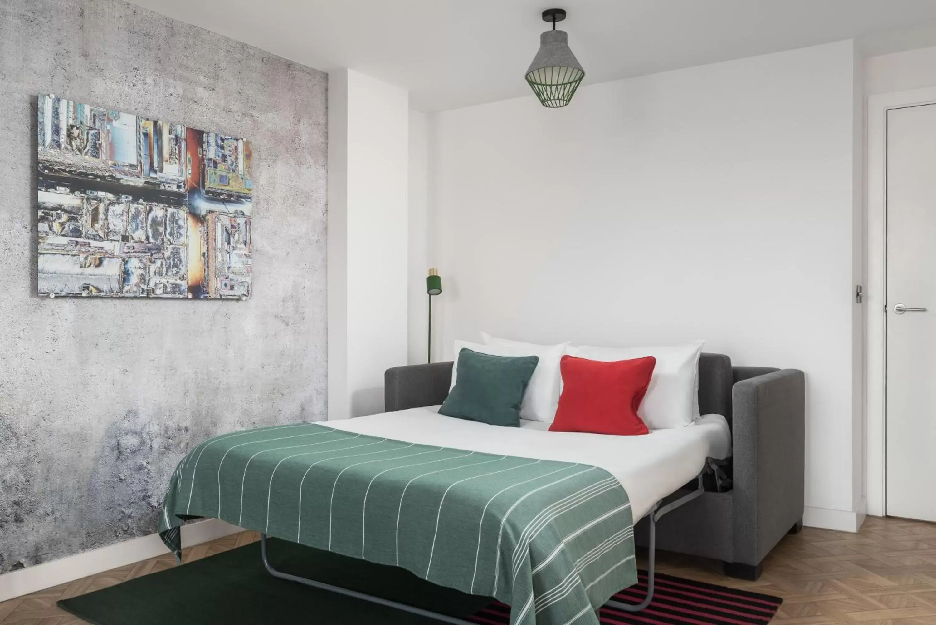 Living room, Bed in Church Street by Supercity Aparthotels