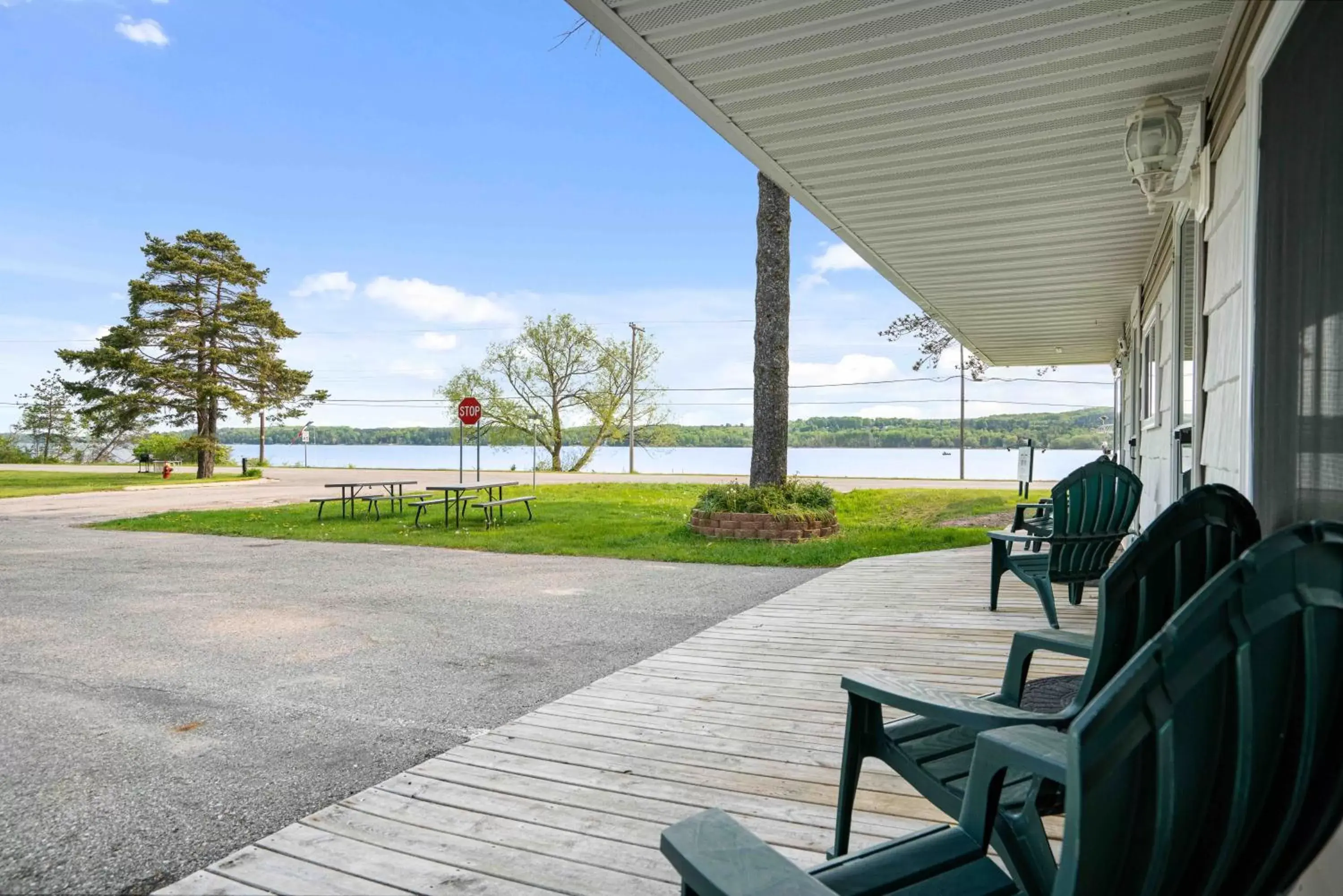 Patio in South Arm Retreats