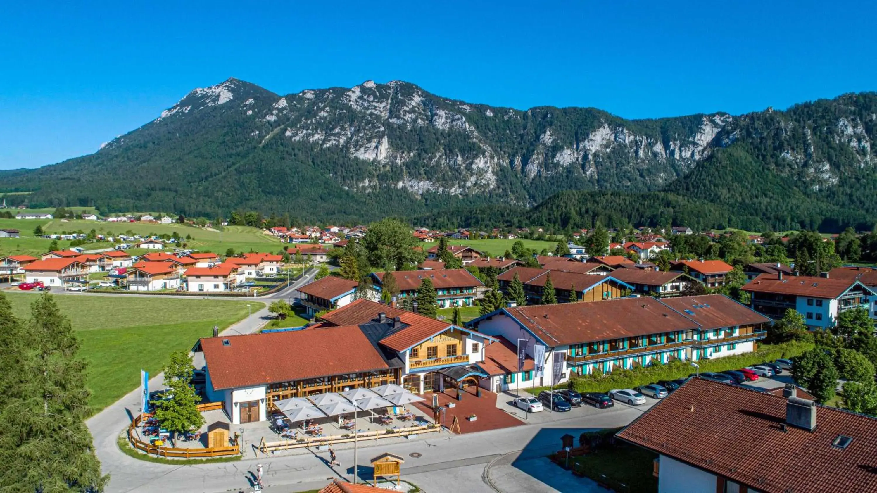 Bird's eye view, Bird's-eye View in Das Bergmayr - Chiemgauer Alpenhotel