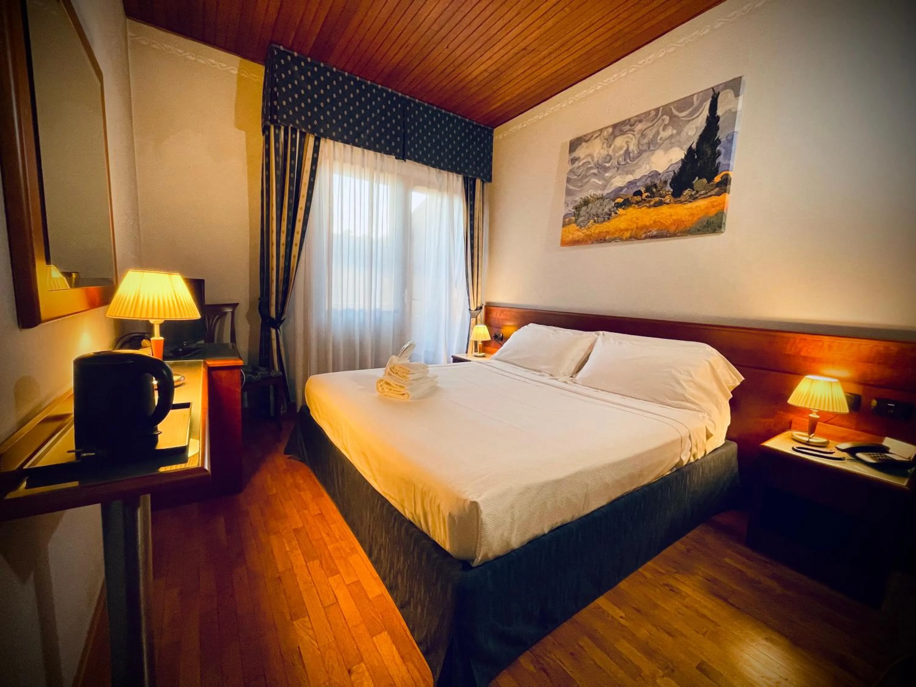 Bed in Hotel Hermitage