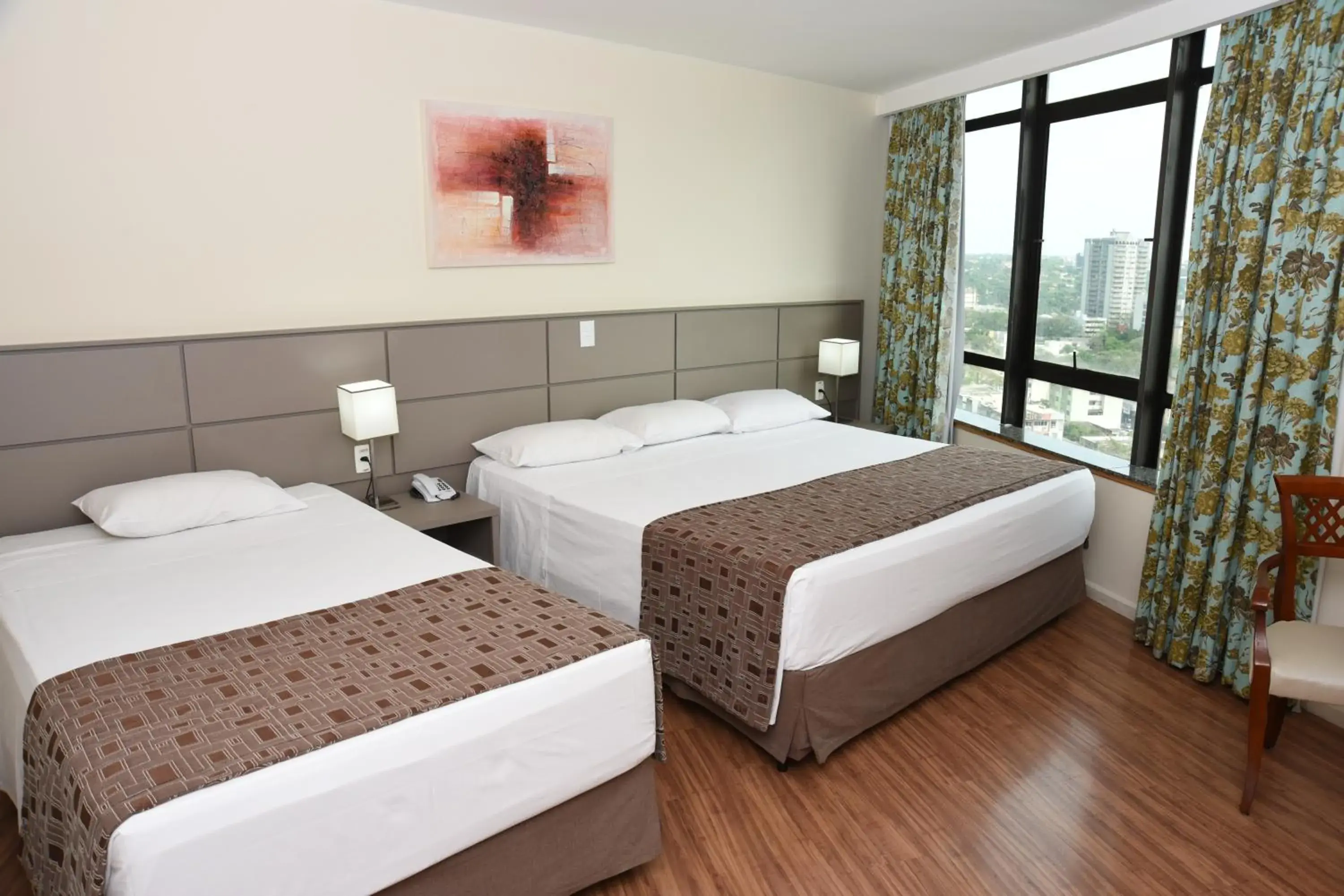 Bed in Hotel Golden Park Internacional Foz & Convenções By Nacional Inn Bed in Hotel Golden Park Internacional Foz & Convenções By Nacional Inn