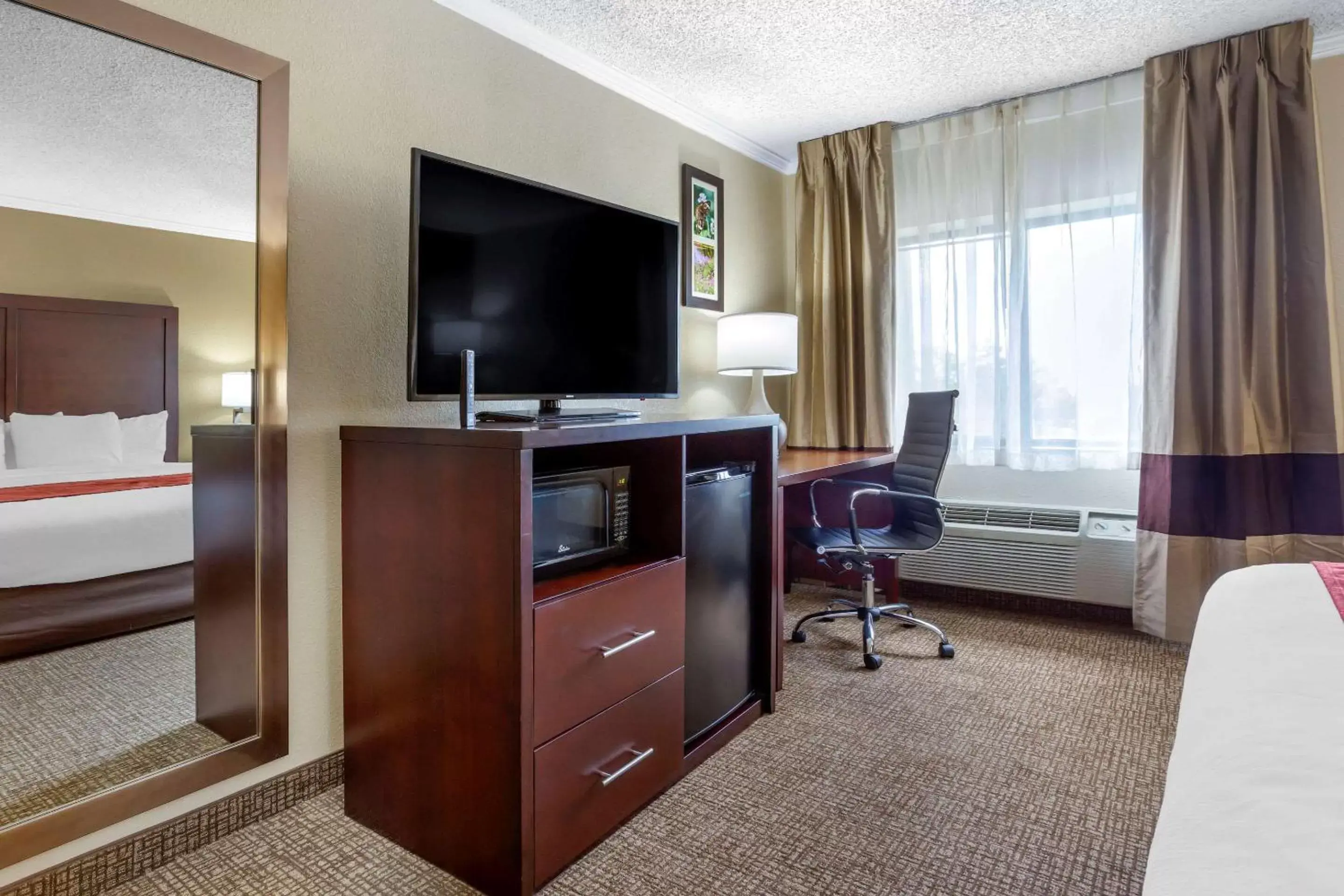 Photo of the whole room, TV/Entertainment Center in Comfort Inn Hoffman Estates – Schaumburg