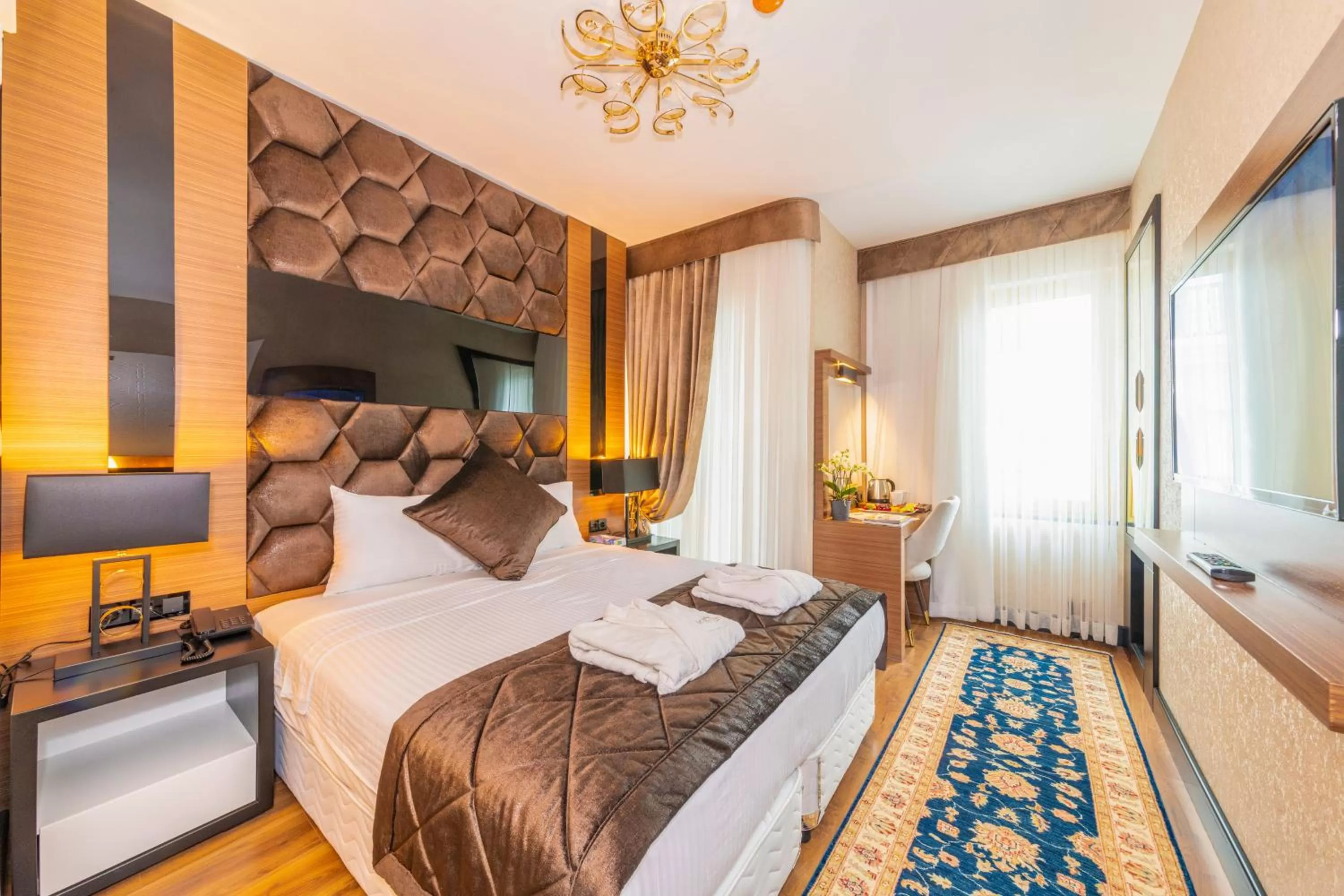 Bed in Eastanbul Suites