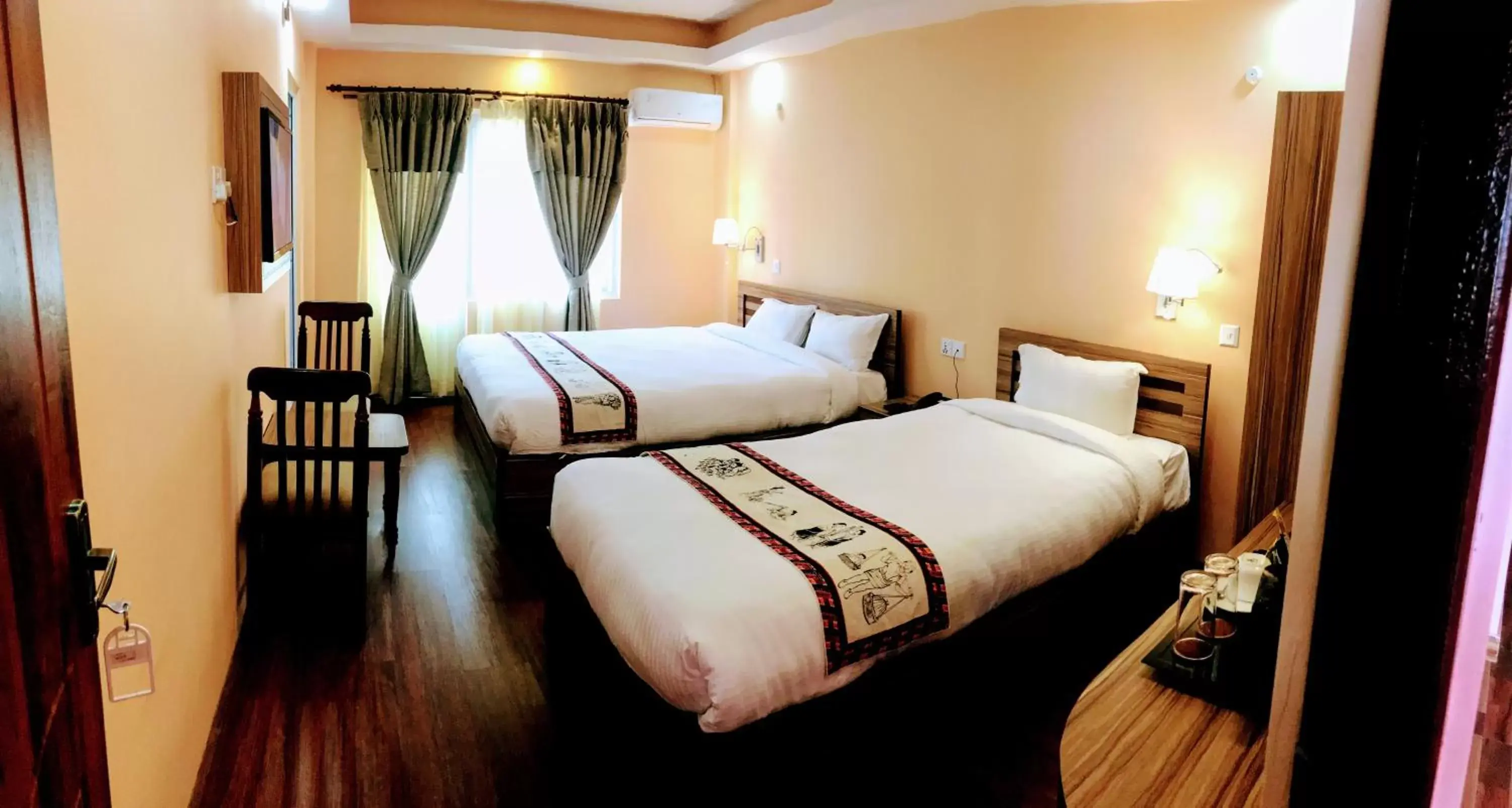 Photo of the whole room, Bed in Kathmandu Garden Home