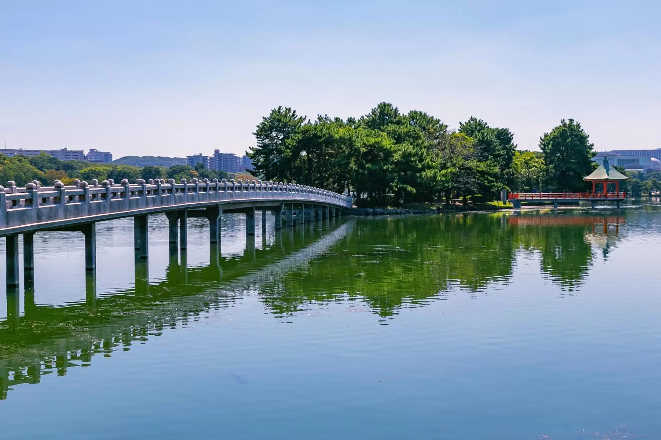 Nearby landmark, Lake View in Hotel Torifito Hakata Gion