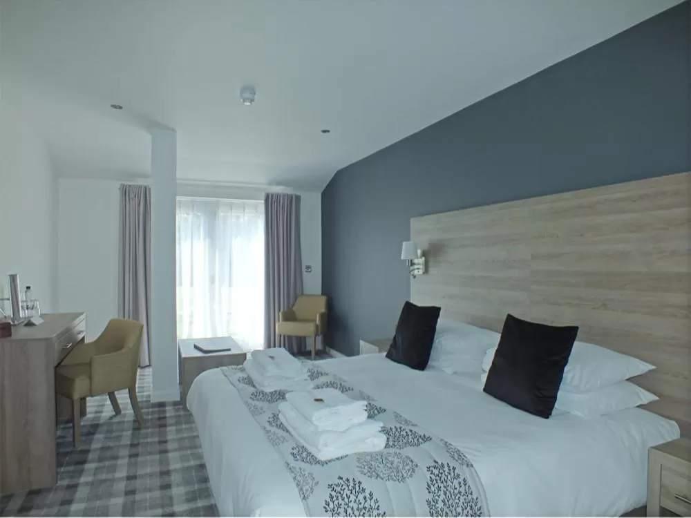 Bed in The Piebald Inn