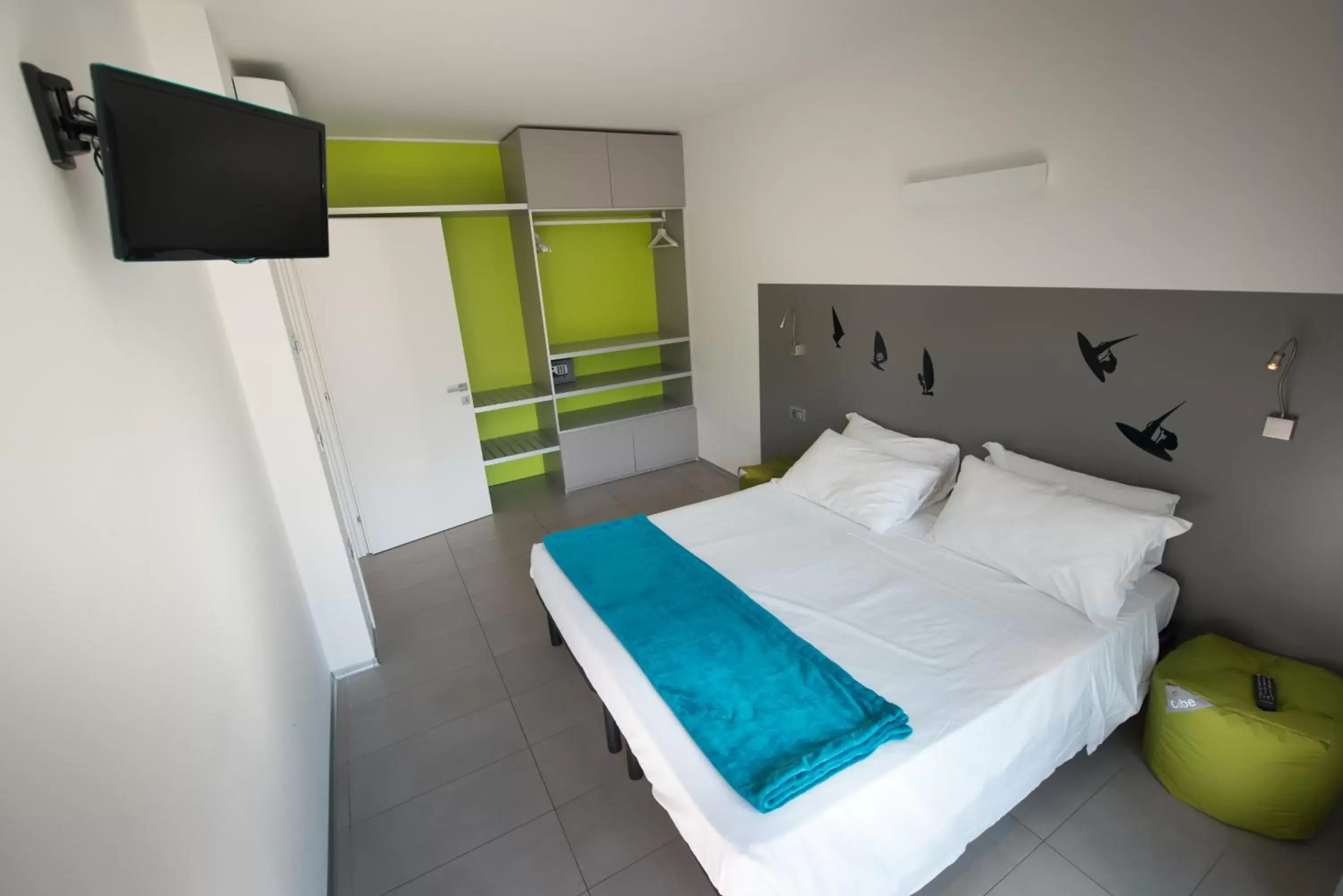Photo of the whole room, Bed in Residence Centro Vela