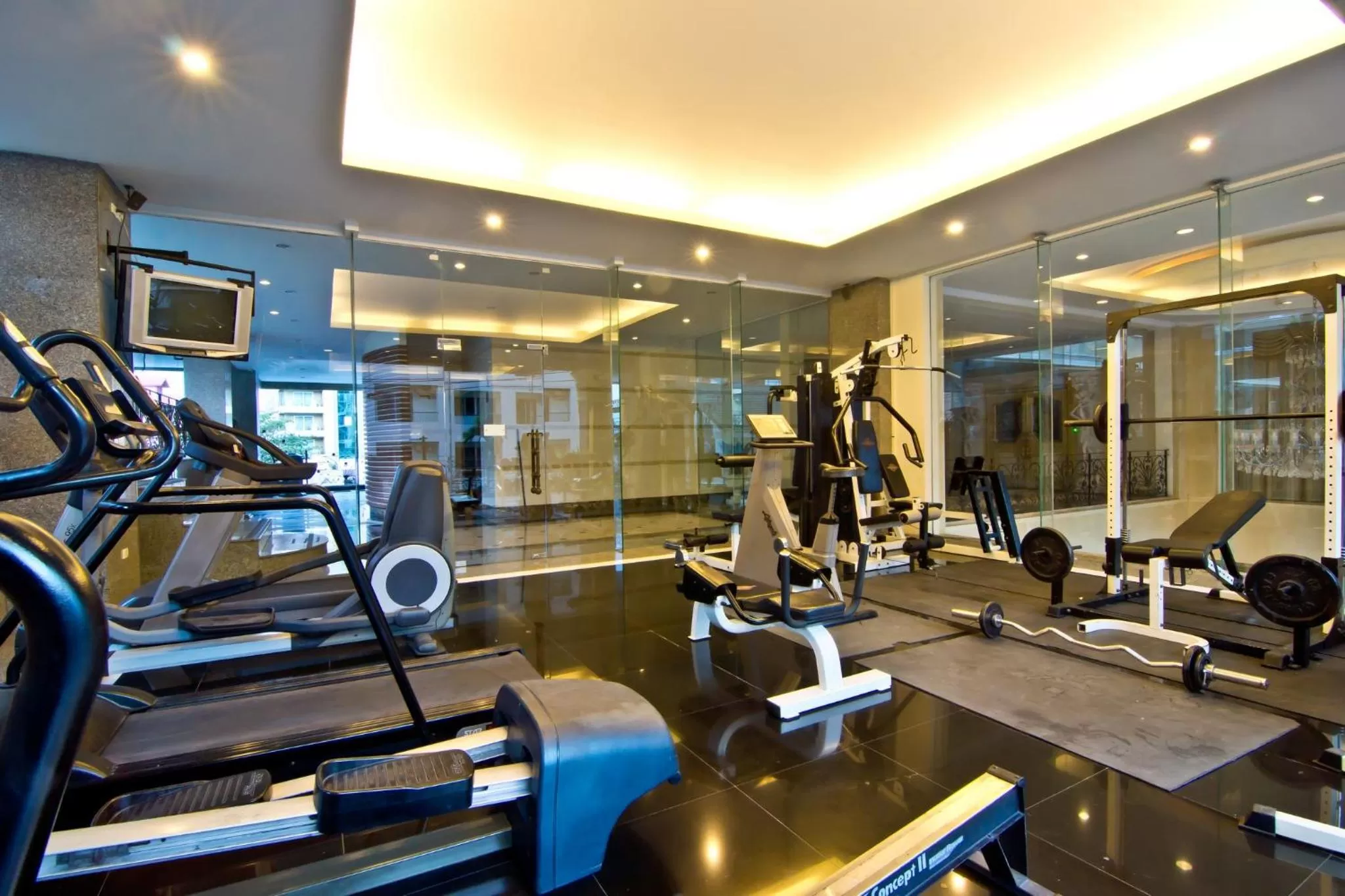 Fitness centre/facilities in LK Royal Suite