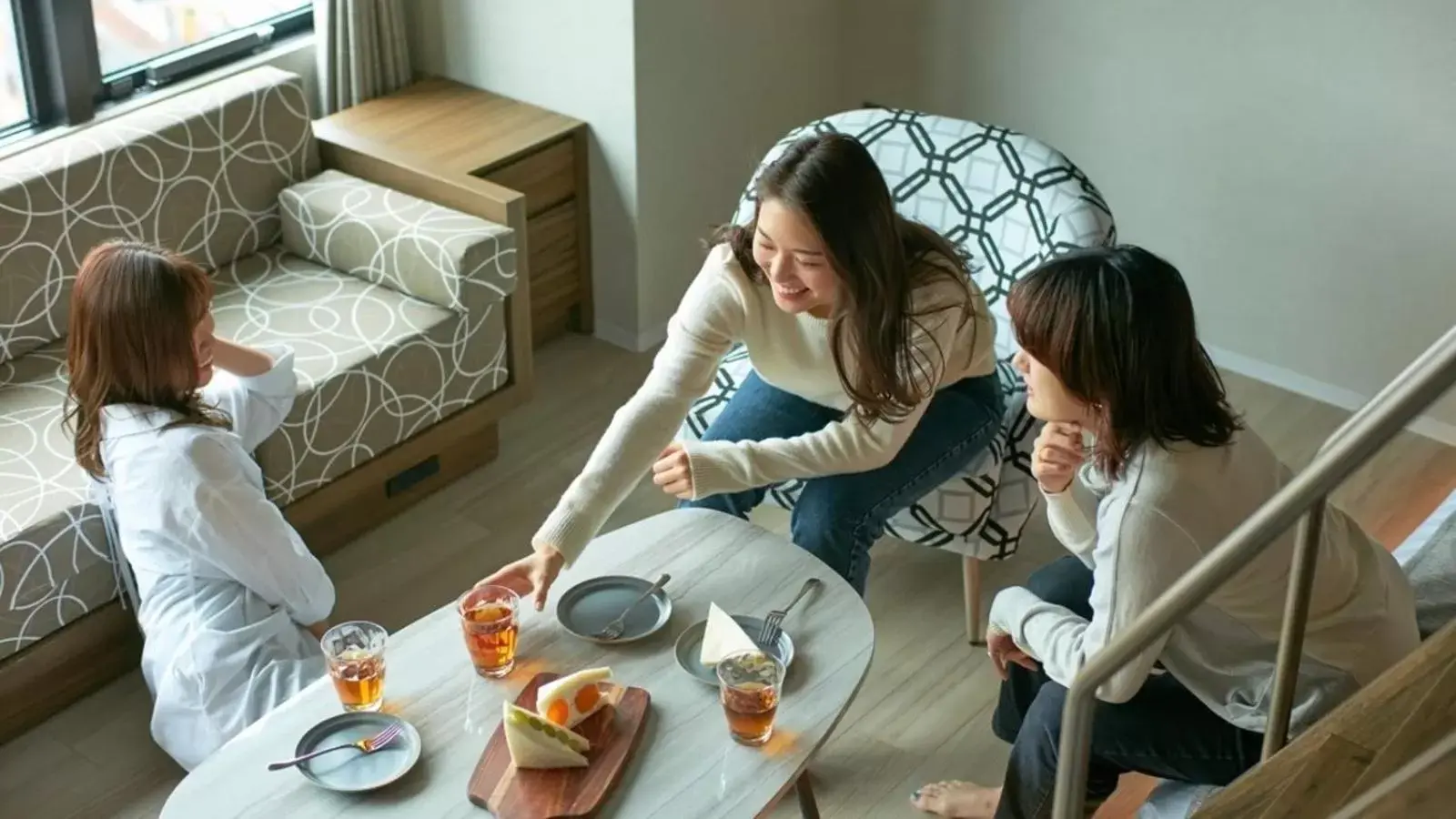 Living room in FAV HOTEL KUMAMOTO