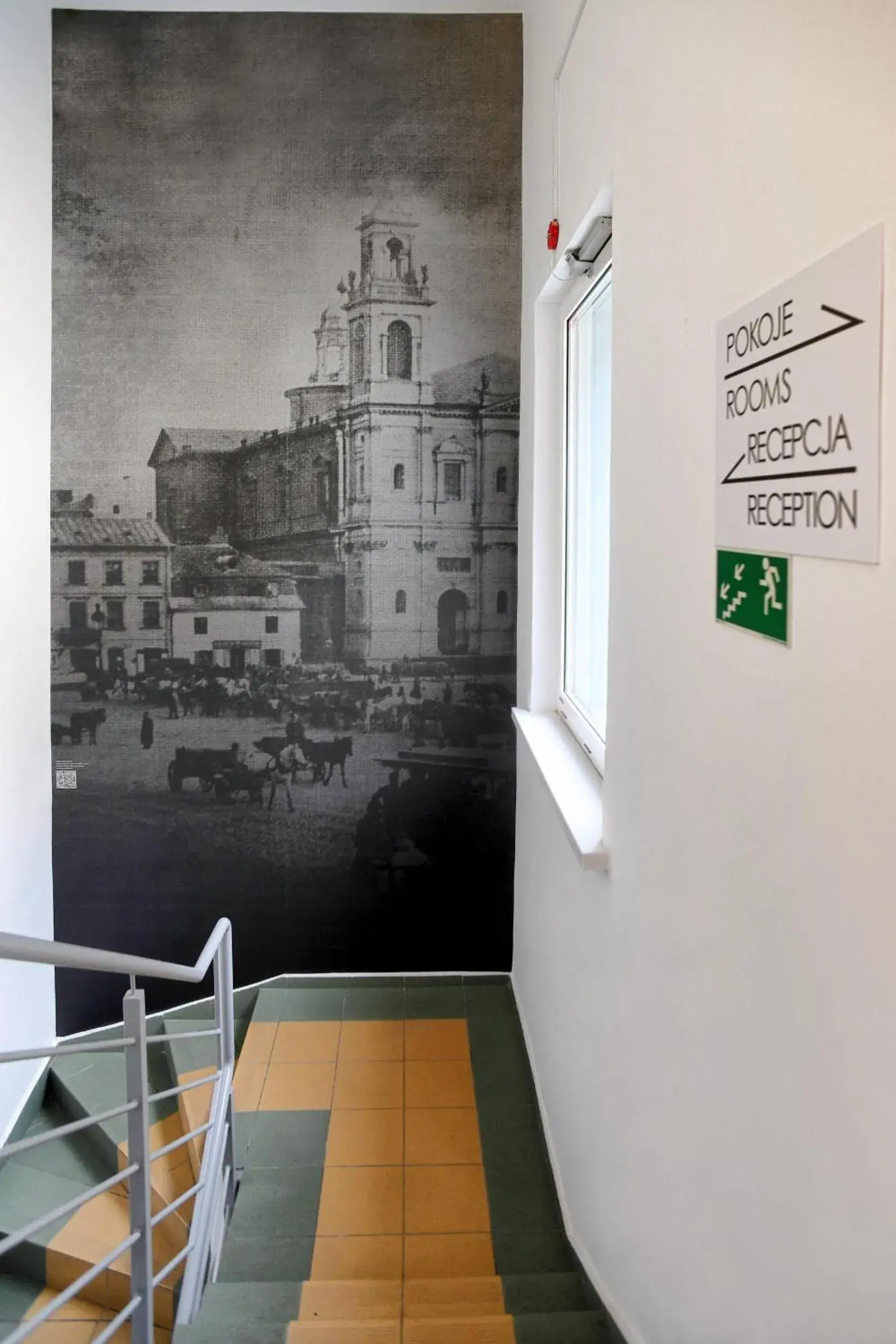 Logo/Certificate/Sign, Balcony/Terrace in Warsaw Hostel Centrum