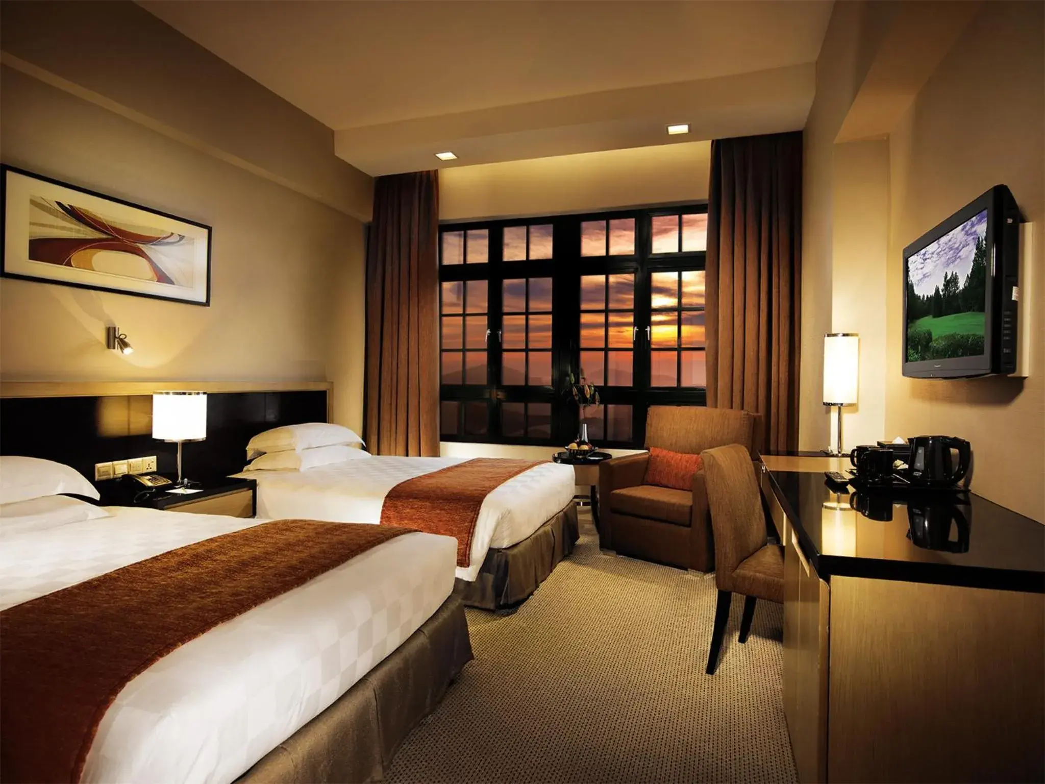 Bed in Resorts World Genting ¿ Highlands Hotel