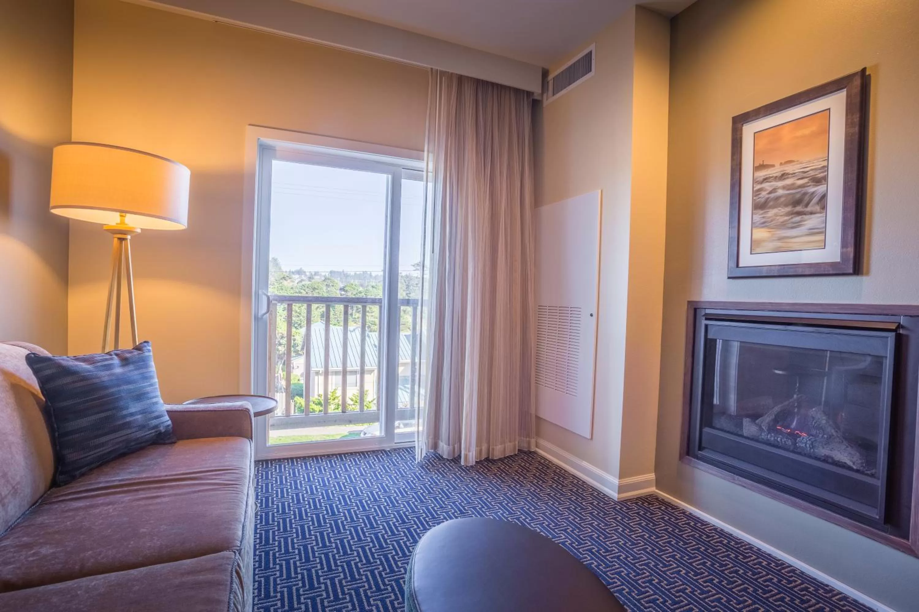 Seating area in Inn at Nye Beach