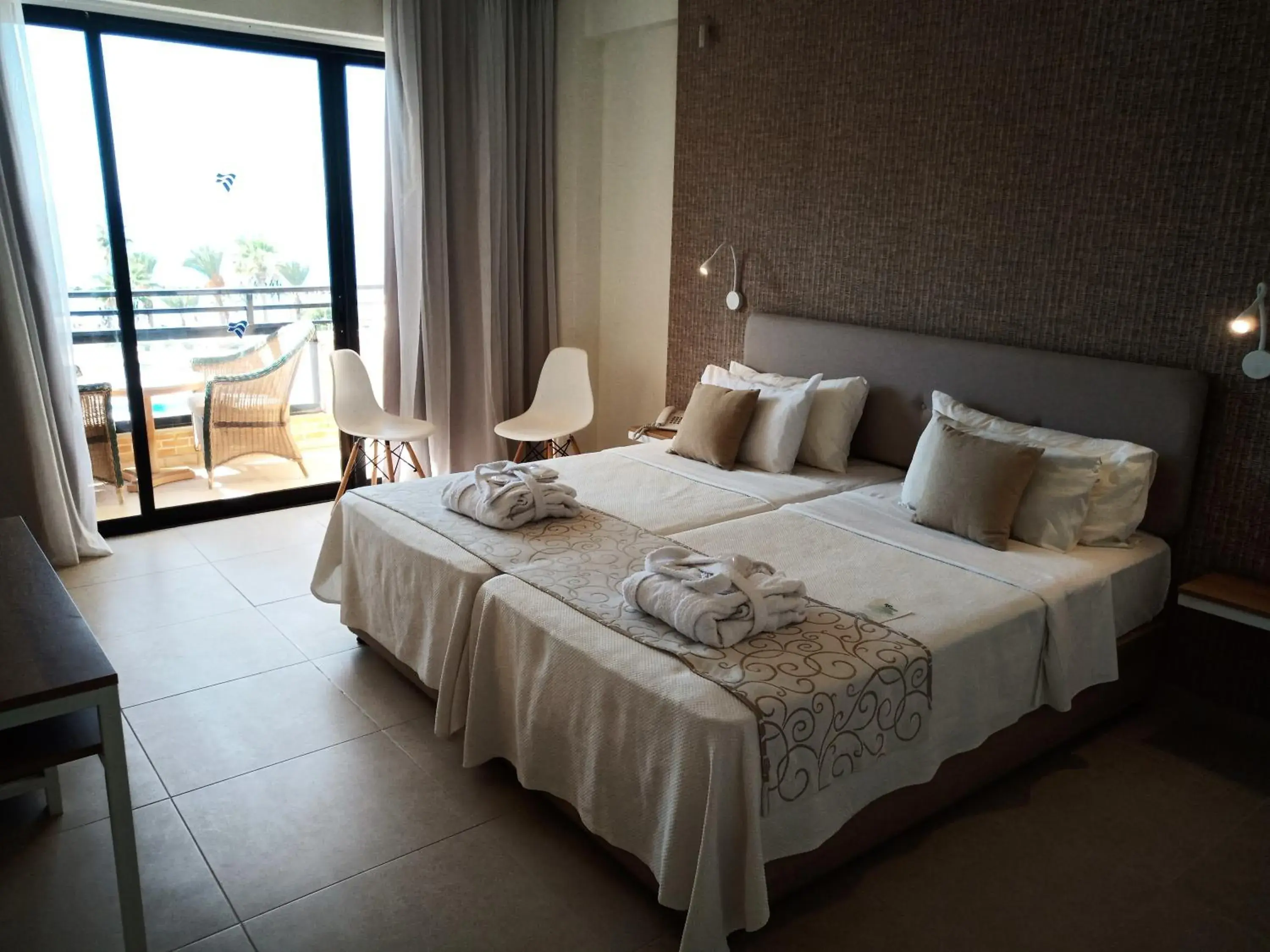 Bed in Venus Beach Hotel