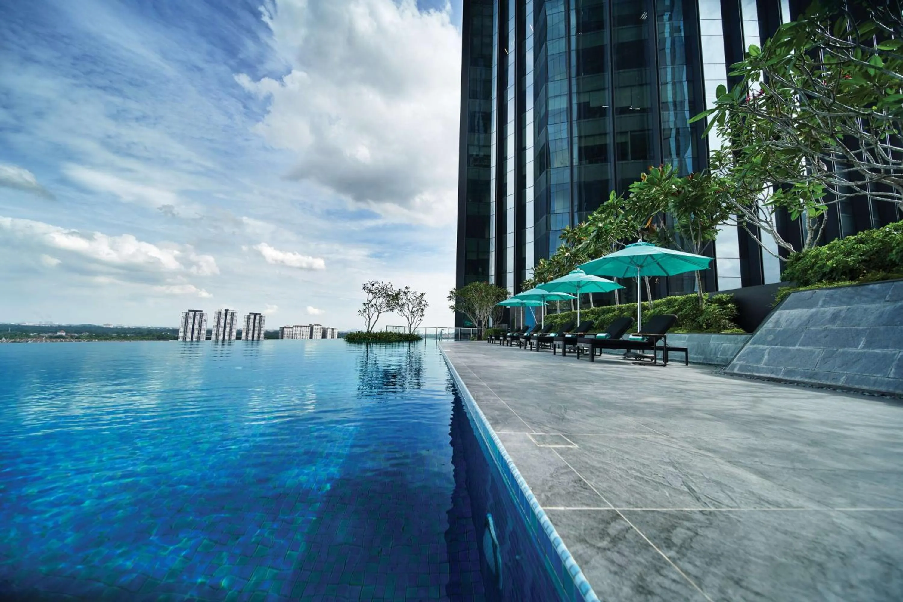 Pool view in Doubletree By Hilton Shah Alam I-City