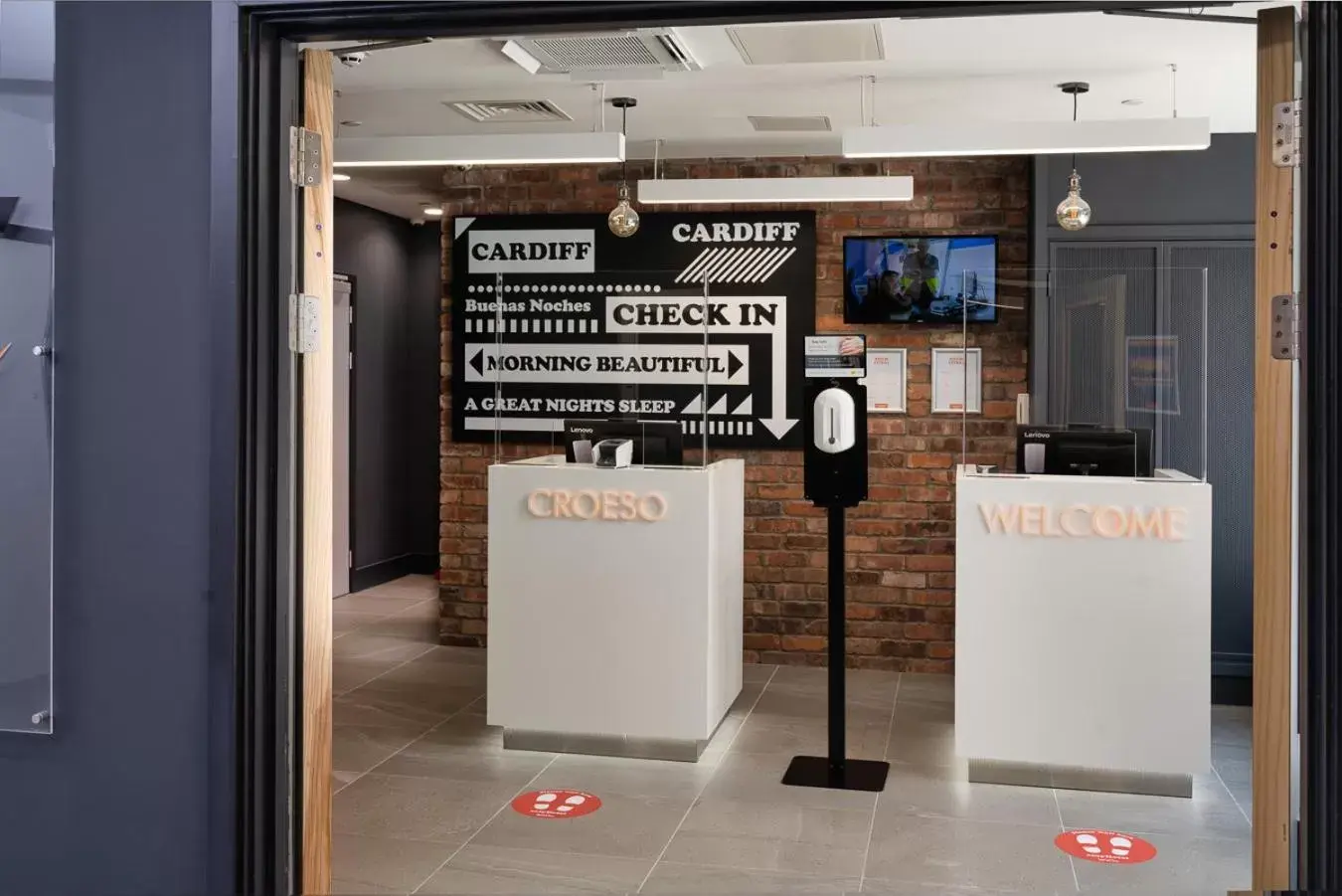 Property building in easyHotel Cardiff