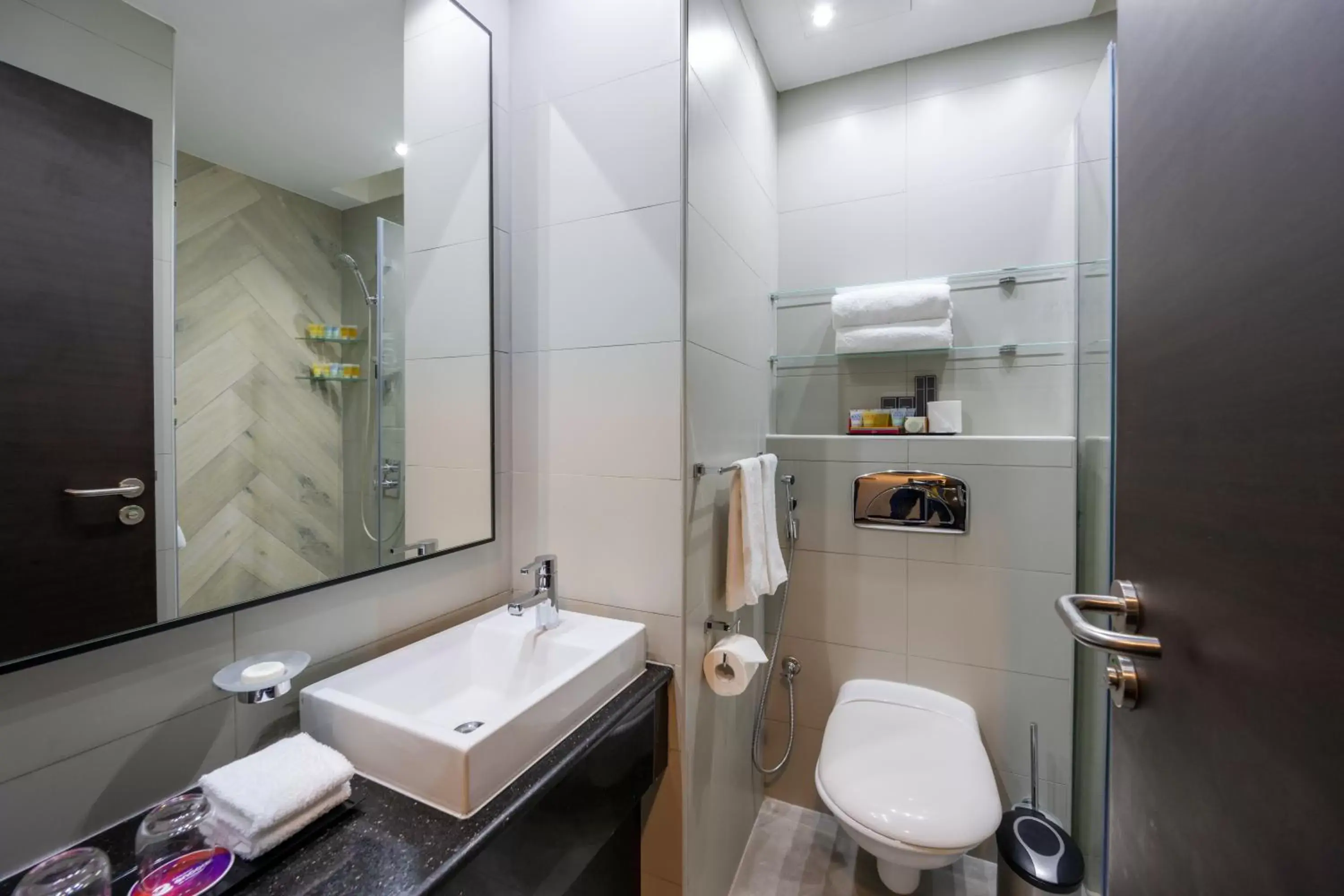 Bathroom in Ramada Encore Doha by Wyndham