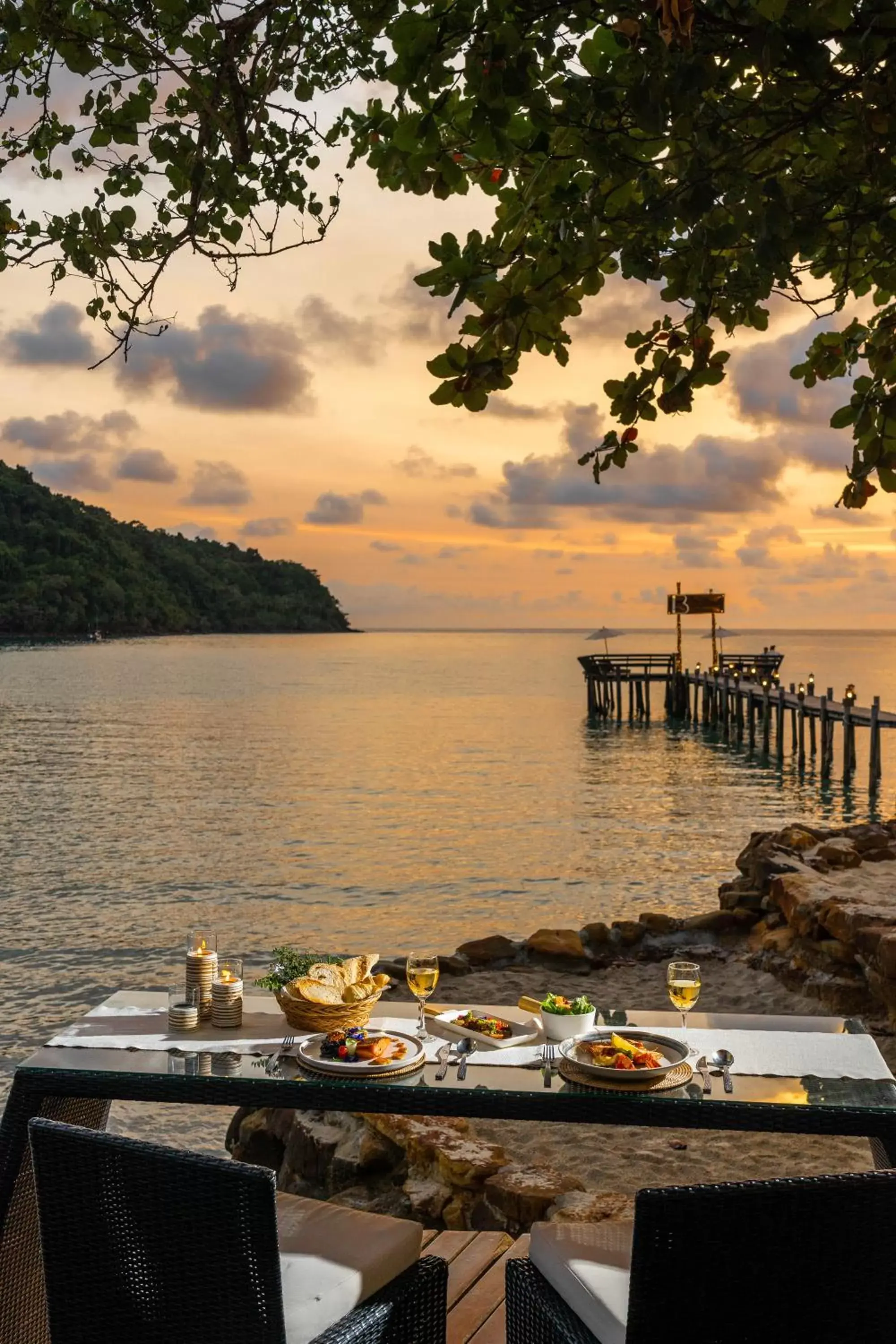 Dinner in The Beach Natural Resort Koh Kood